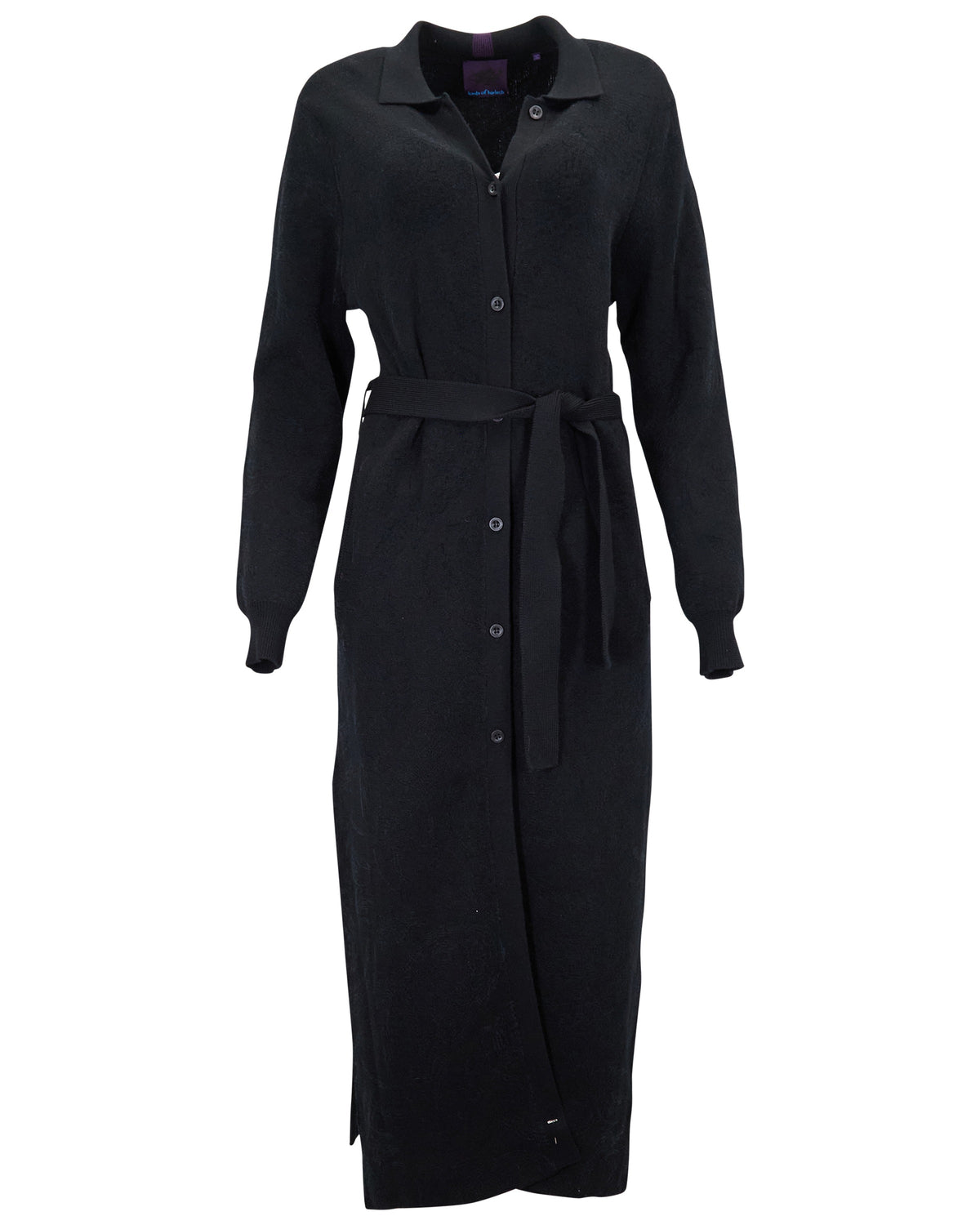 CARDI BLACK WOMEN'S LONG MERINO BLEND CARDIGAN