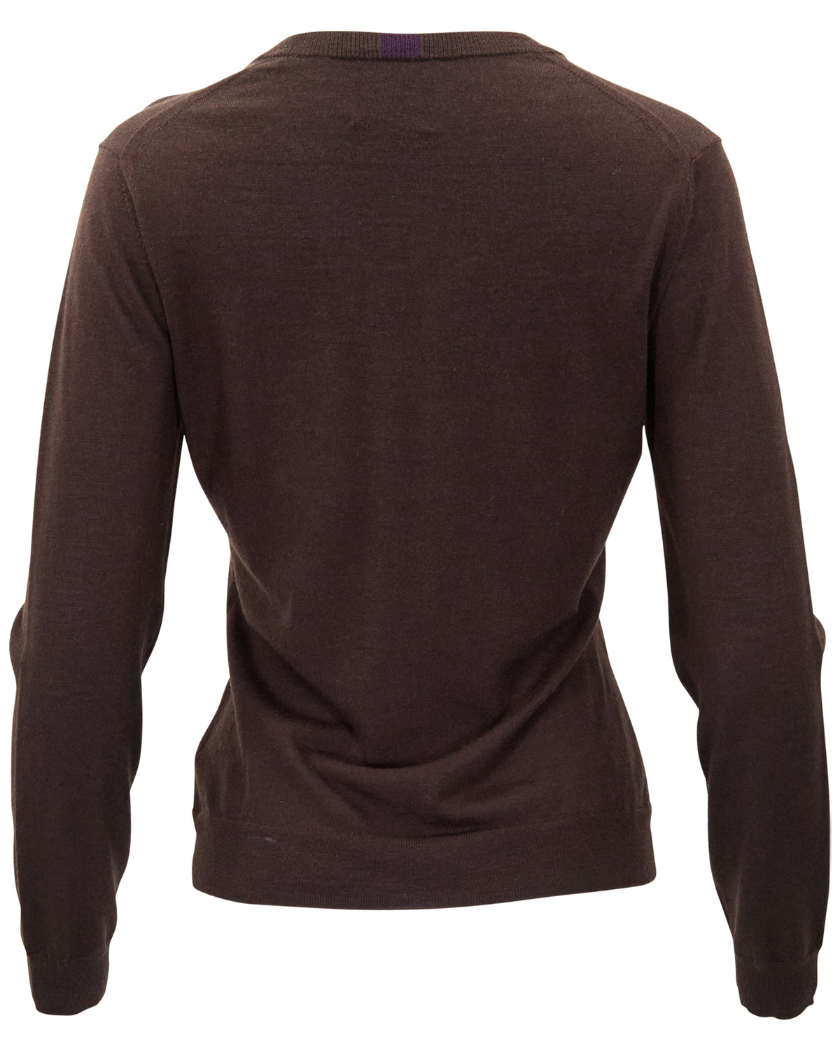 SASHA BROWNIE WOMEN'S MERINO SILK CASHMERE V-NECK SWEATER