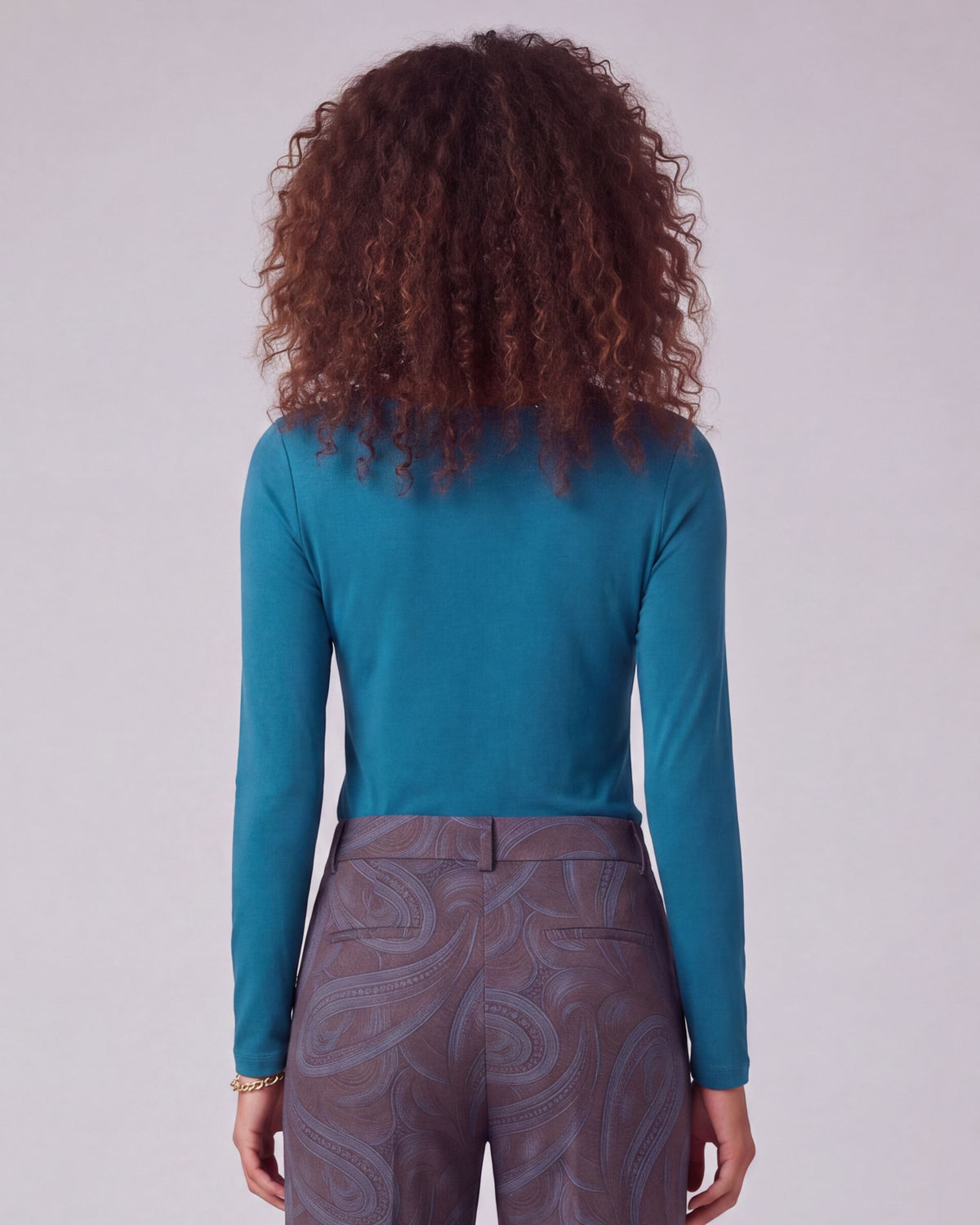 CARLY LEGION WOMEN'S MERINO LONG-SLEEVE CREW-NECK TOP