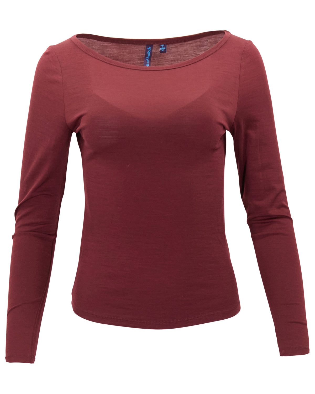 CARLY PORT WOMEN'S MERINO LONG-SLEEVE CREW-NECK TOP