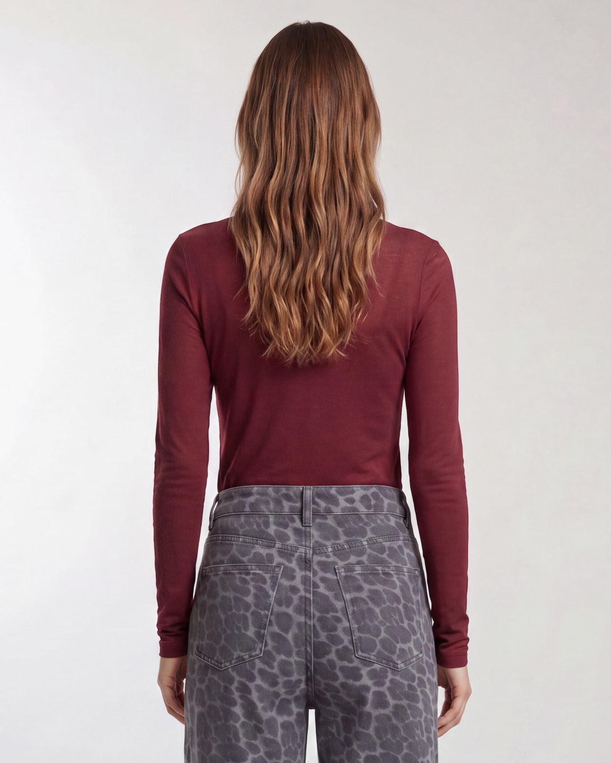 CARLY PORT WOMEN'S MERINO LONG-SLEEVE CREW-NECK TOP