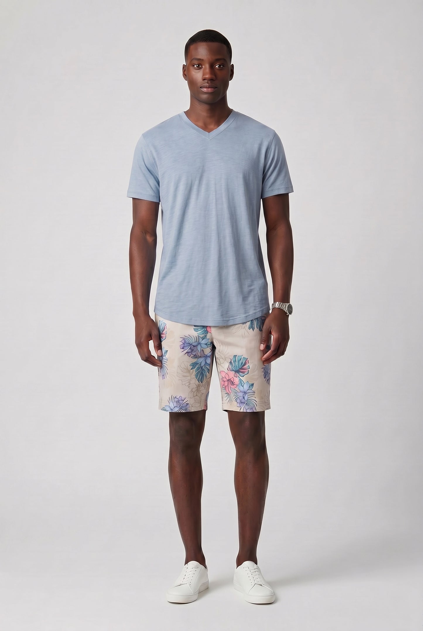 Victor Sky V-Neck Tee