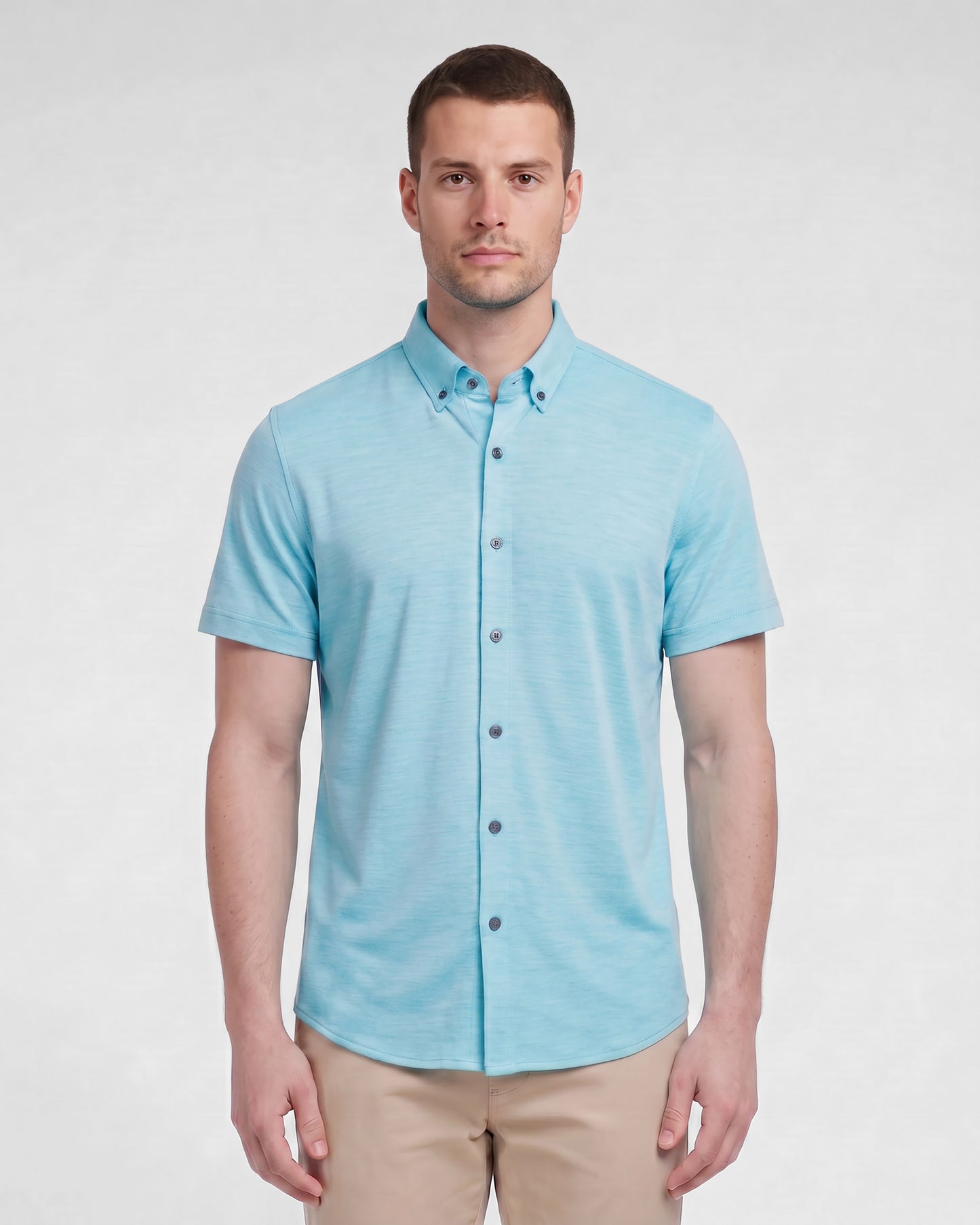 TOBIAS MERINO SHIRT IN NILE