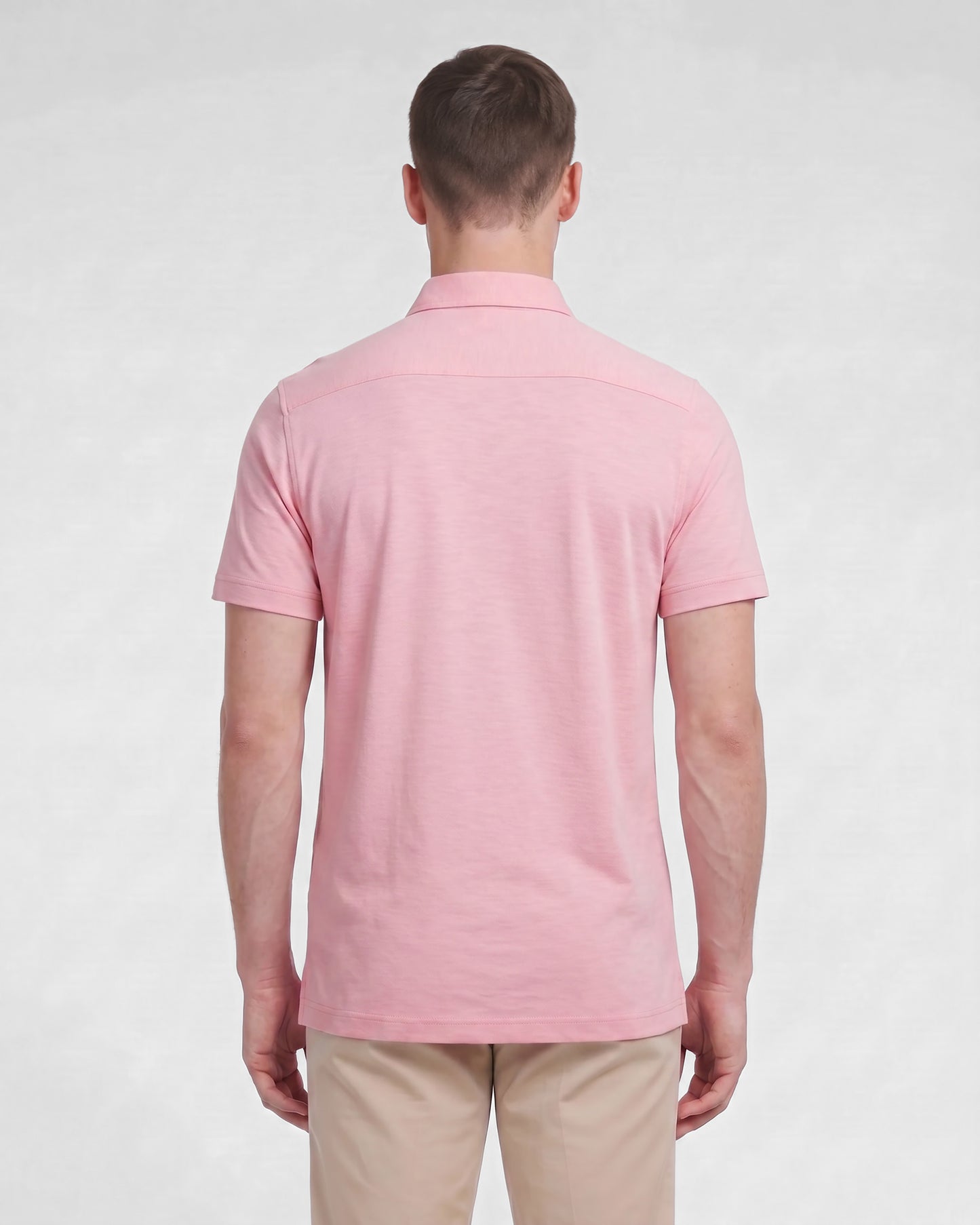 TOBIAS MERINO SHIRT IN PINK