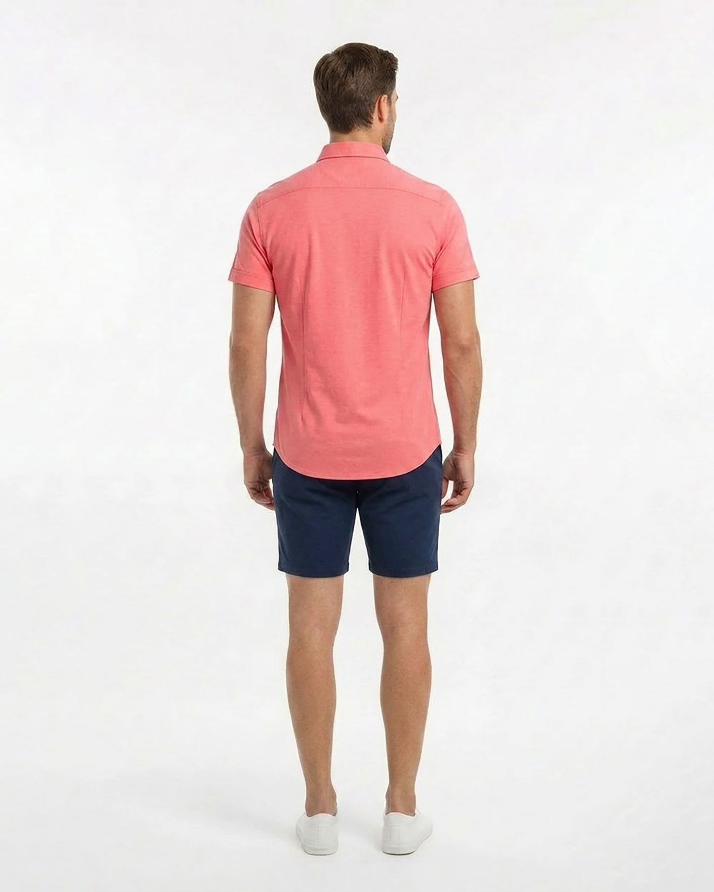 TOBIAS MERINO SHIRT - MELON
