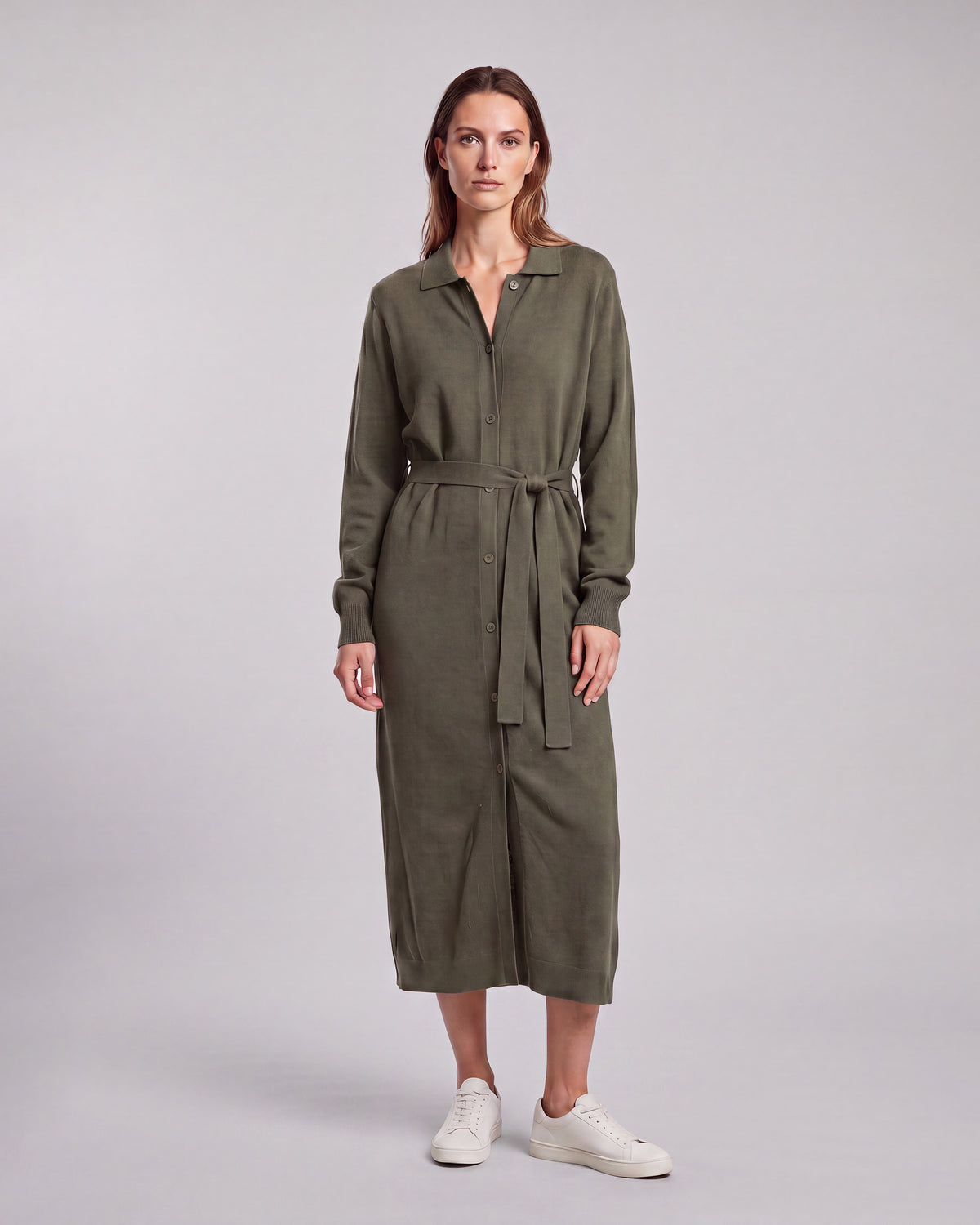 CARDI SAGE WOMEN'S LONG MERINO BLEND CARDIGAN
