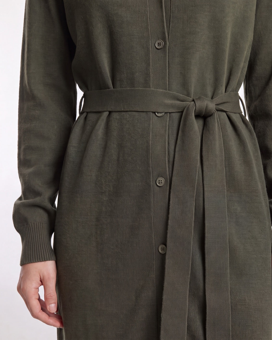 CARDI SAGE WOMEN'S LONG MERINO BLEND CARDIGAN