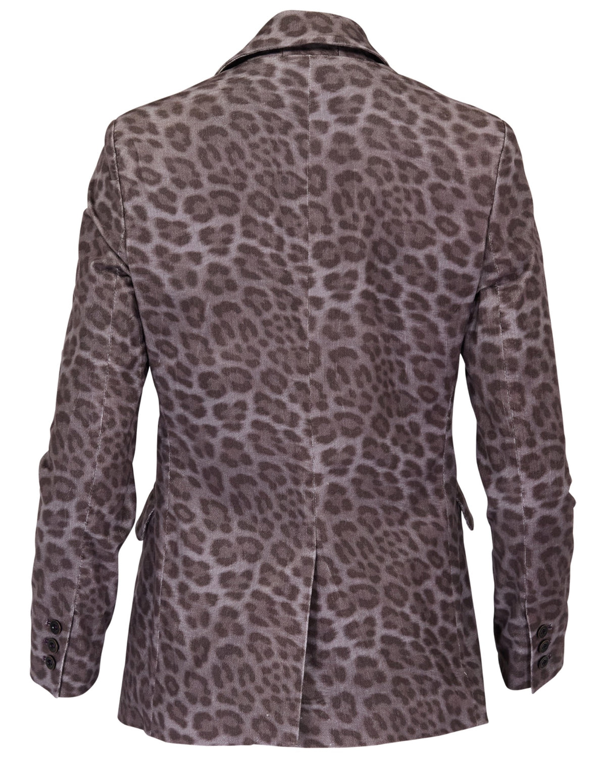 JOLENE LEOPARD BROWNIE WOMEN'S VELVET TAILORED JACKET