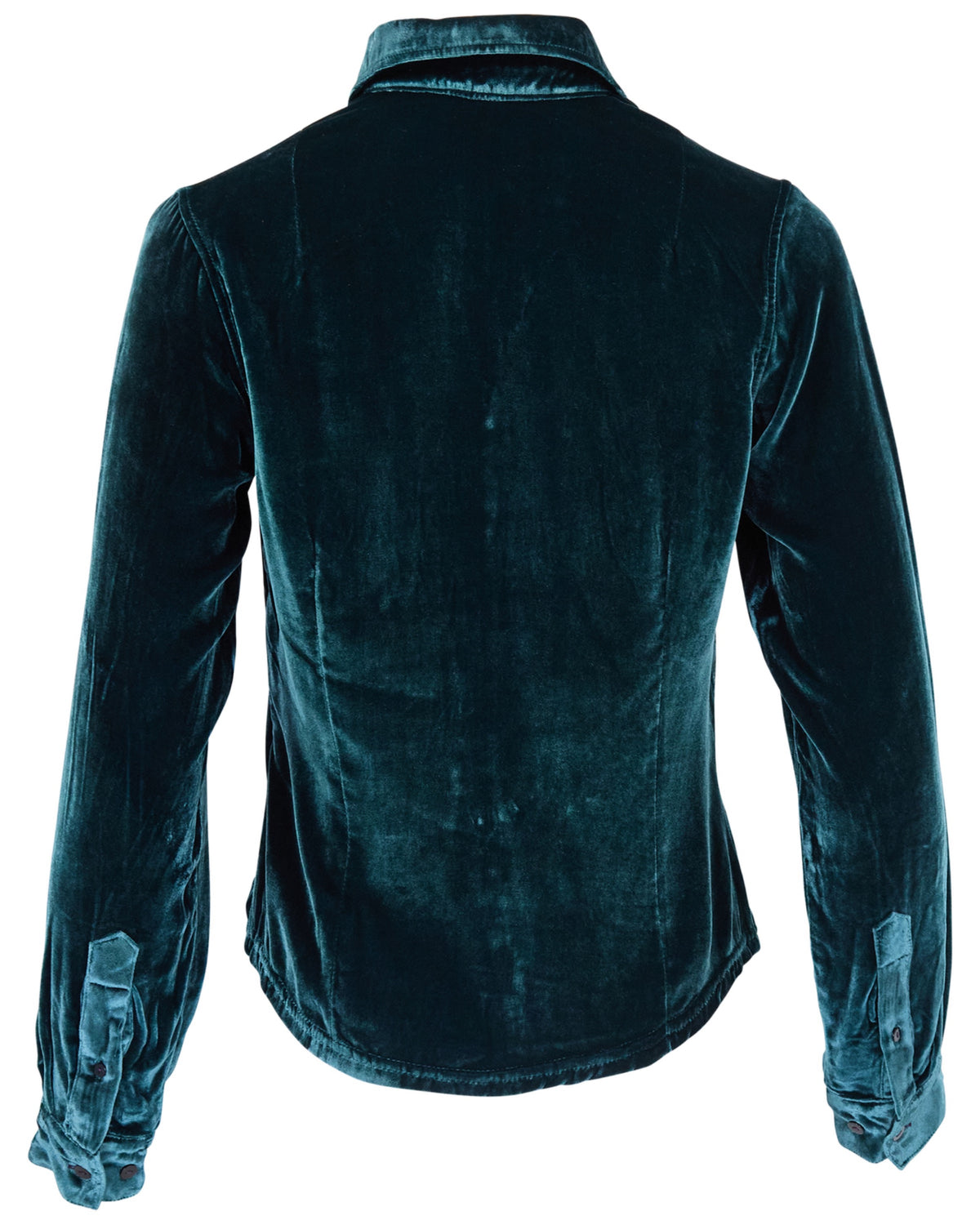 SYLVIA LEGEND WOMEN'S VELVET LONG-SLEEVE SHIRT