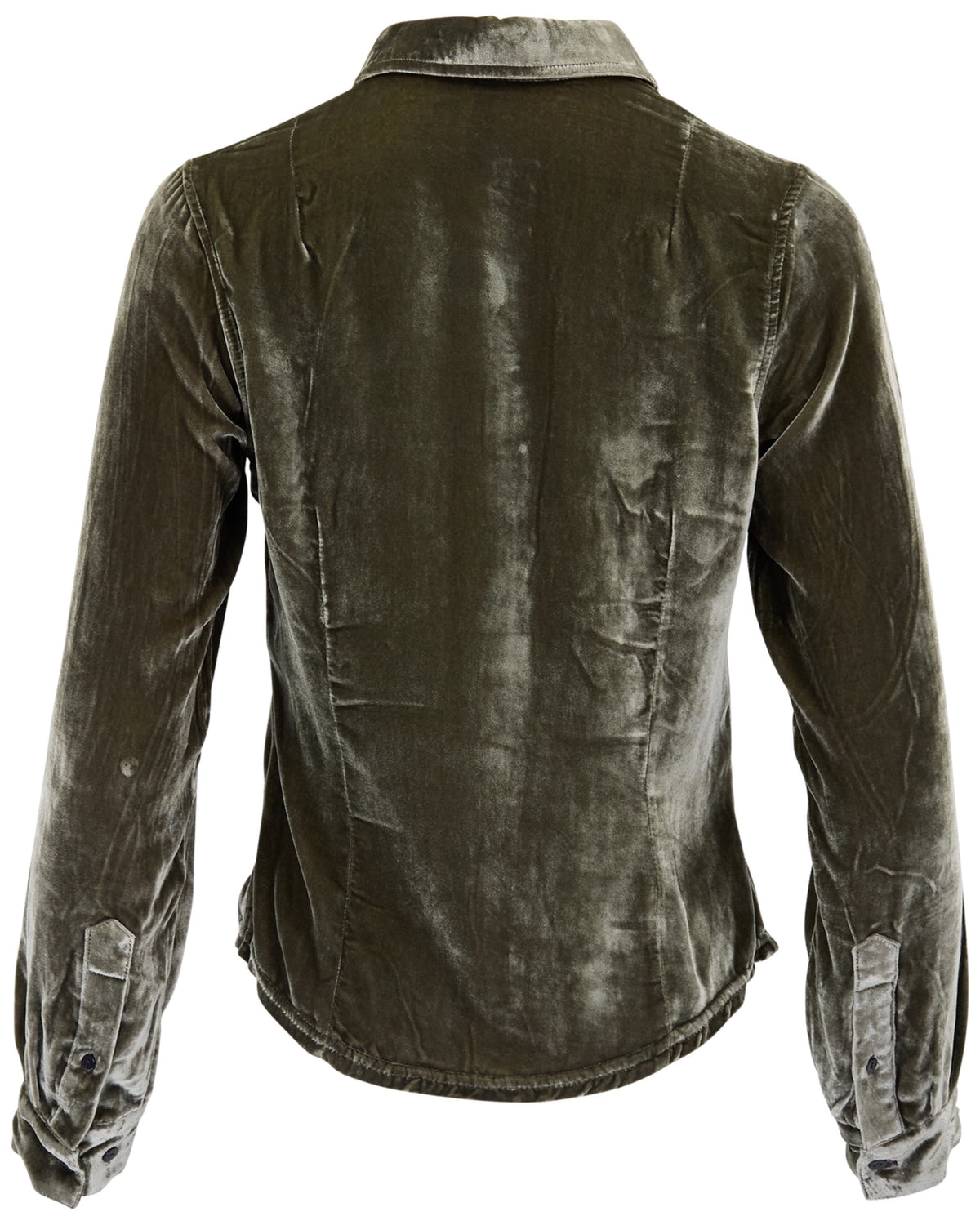 SYLVIA SAGE WOMEN'S VELVET LONG-SLEEVE SHIRT