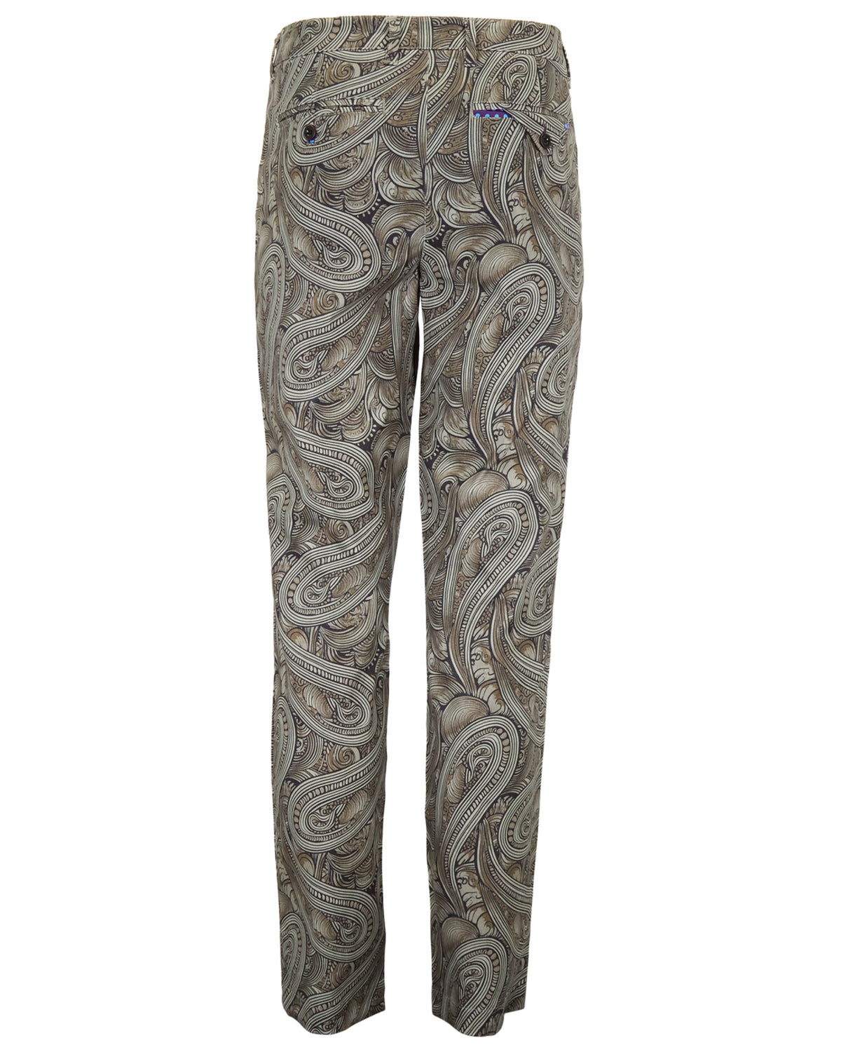 CHARLTON BADALONA PAISLEY SAGE MEN'S STRETCH TAILORED PANT