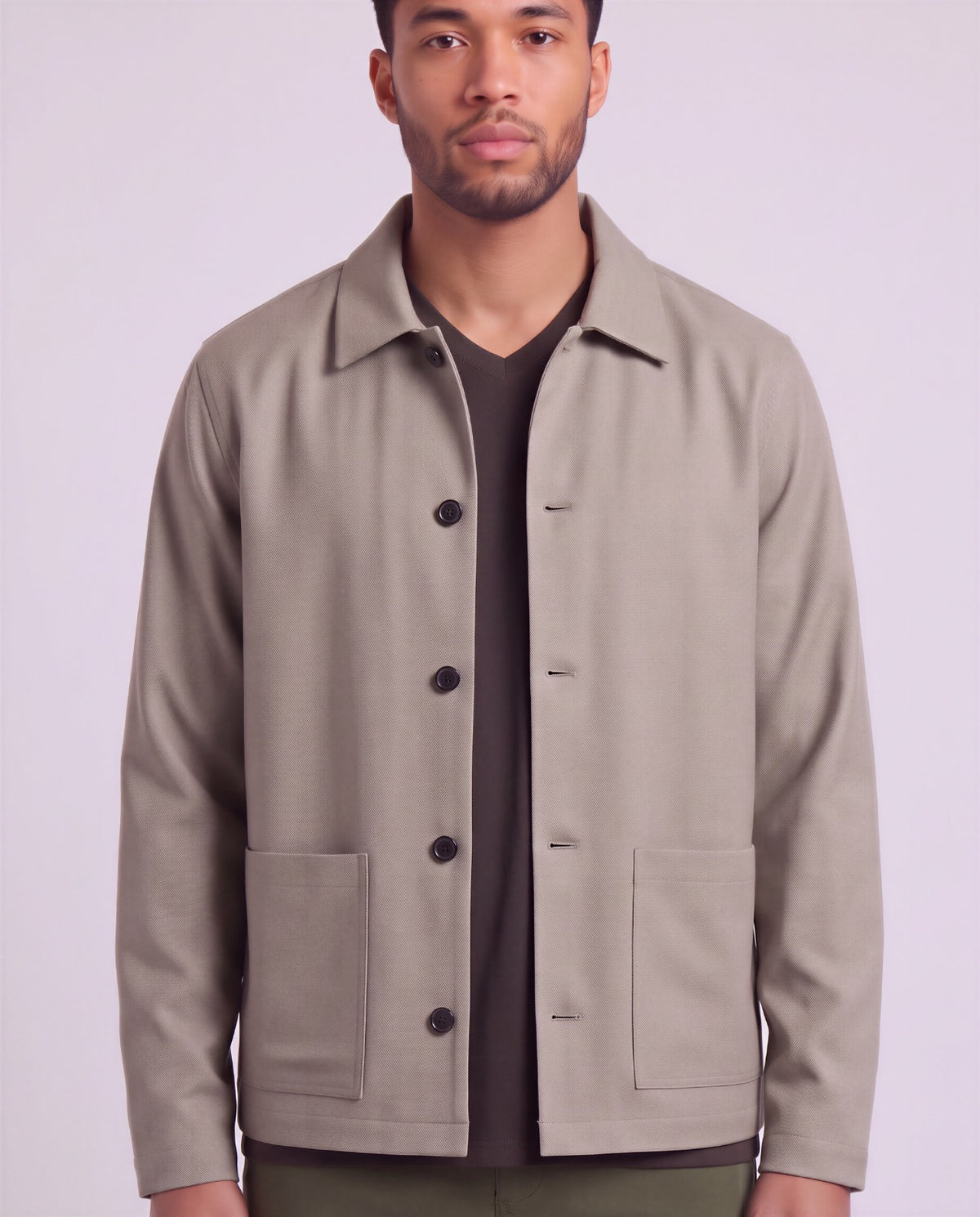 CHASTON ASH MEN'S WOOL CHORE JACKET