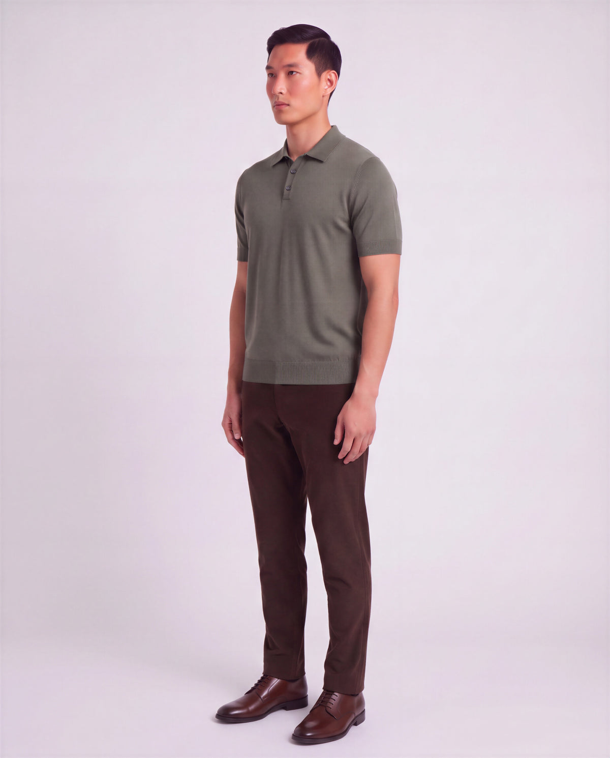 CLIFFORD BROWNIE MEN'S VELVET FLAT-FRONT PANT