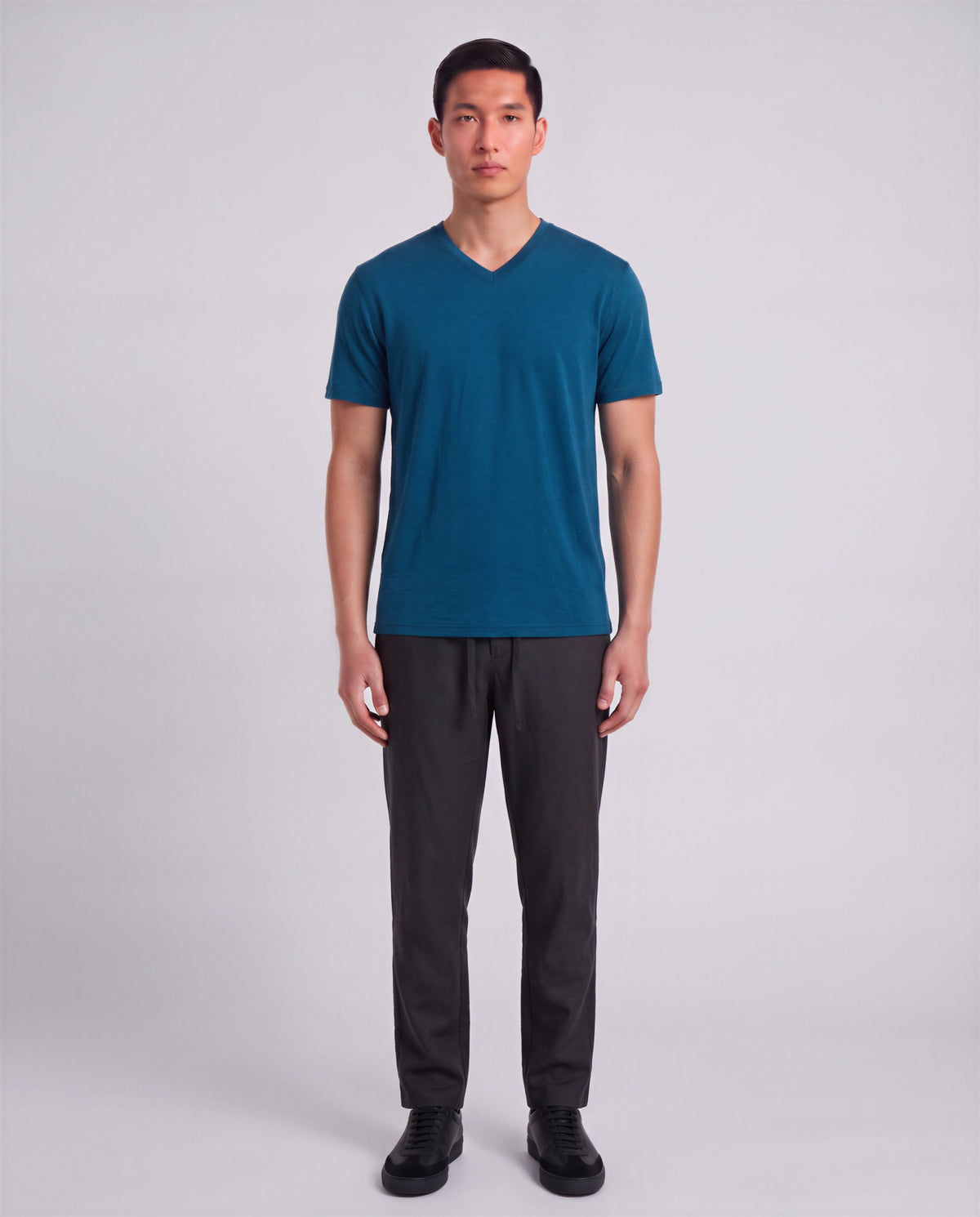 DANNY BLACK MEN'S WOOL DRAWSTRING PANT