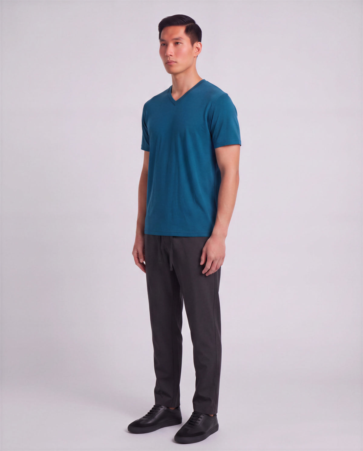 DANNY BLACK MEN'S WOOL DRAWSTRING PANT
