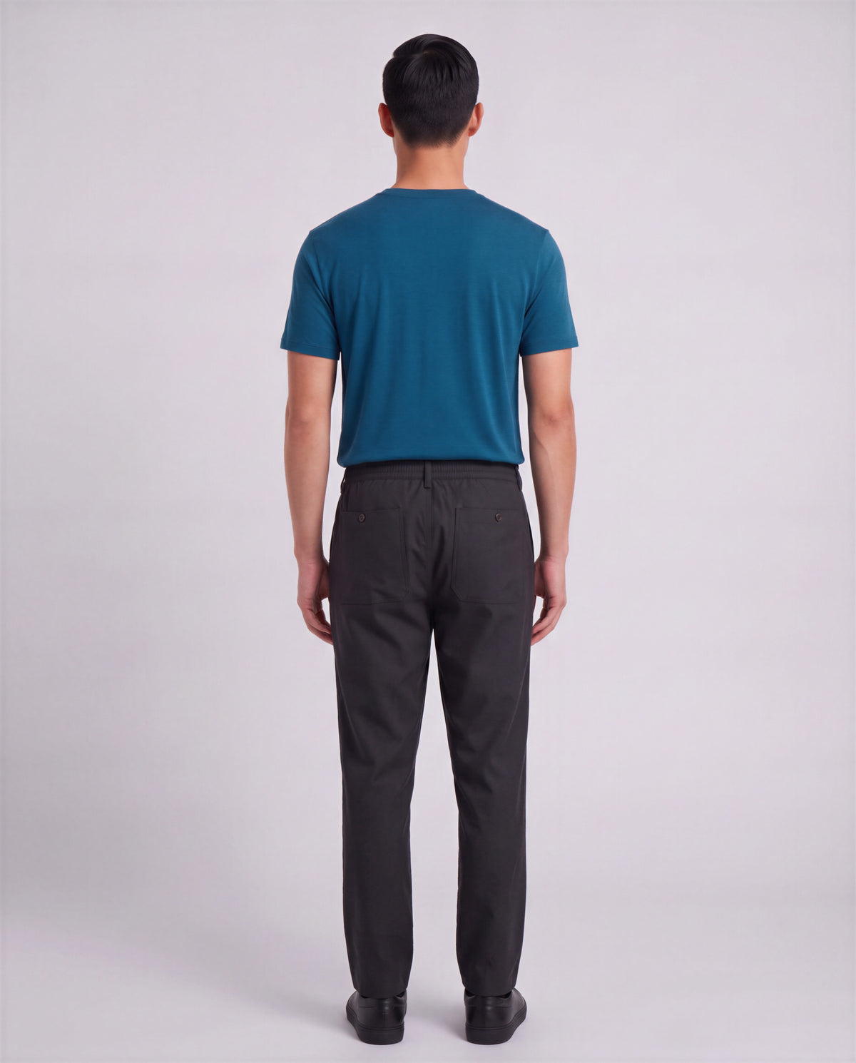 DANNY BLACK MEN'S WOOL DRAWSTRING PANT