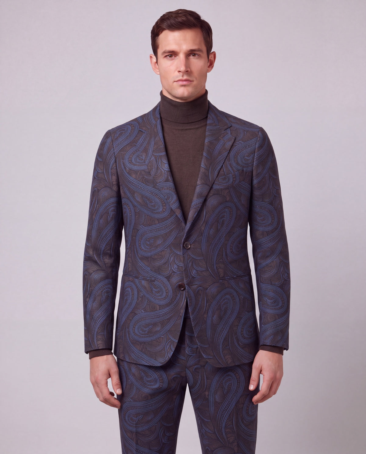 JAQUES PAISLEY BADALONA BROWNIE MEN'S WOOL BLAZER