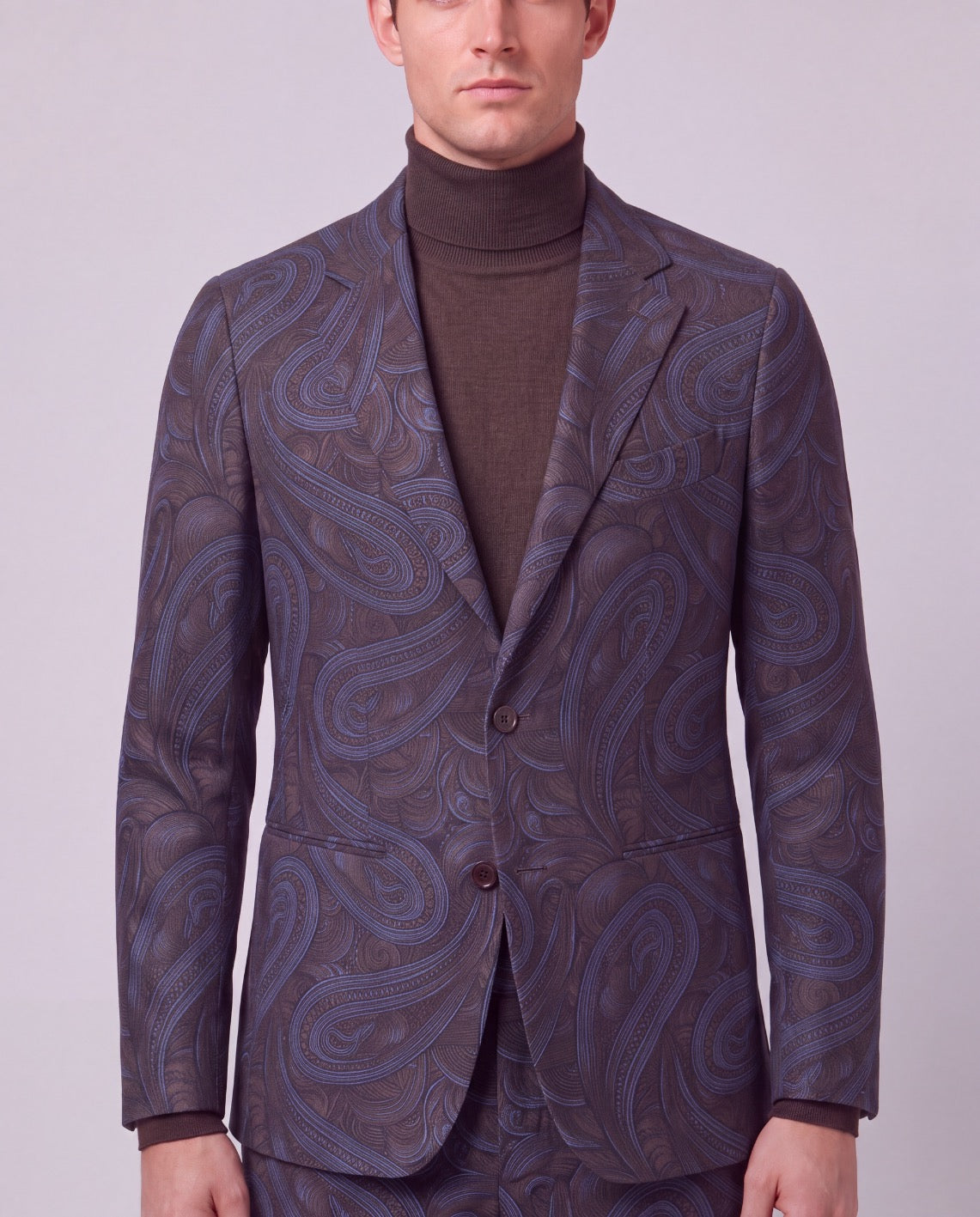 JAQUES PAISLEY BADALONA BROWNIE MEN'S WOOL BLAZER