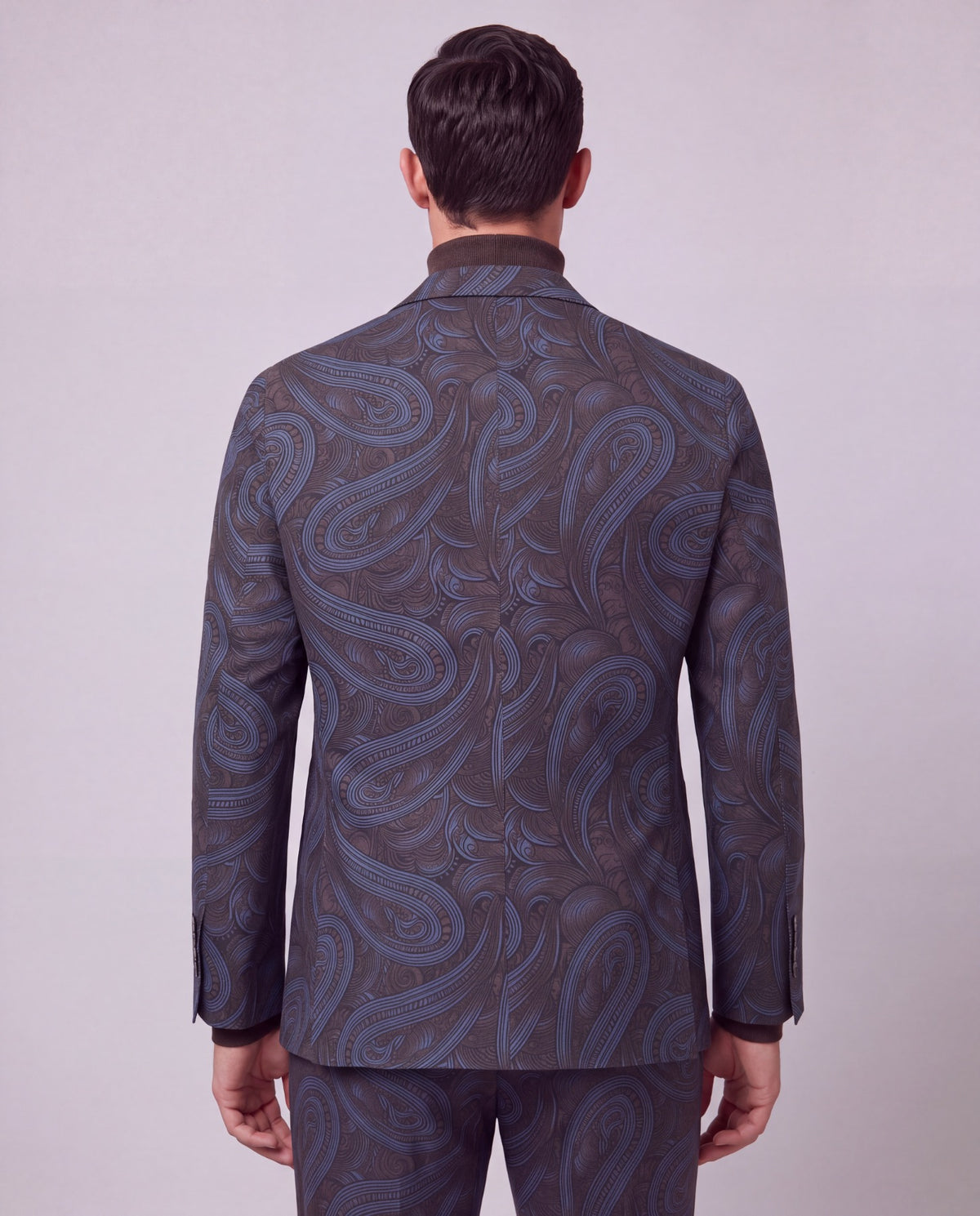 JAQUES PAISLEY BADALONA BROWNIE MEN'S WOOL BLAZER
