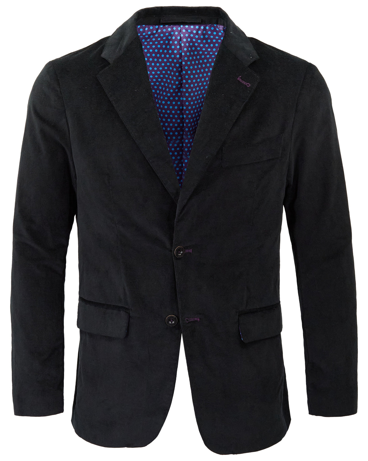 JORDAN BLACK MEN'S VELVET BLAZER