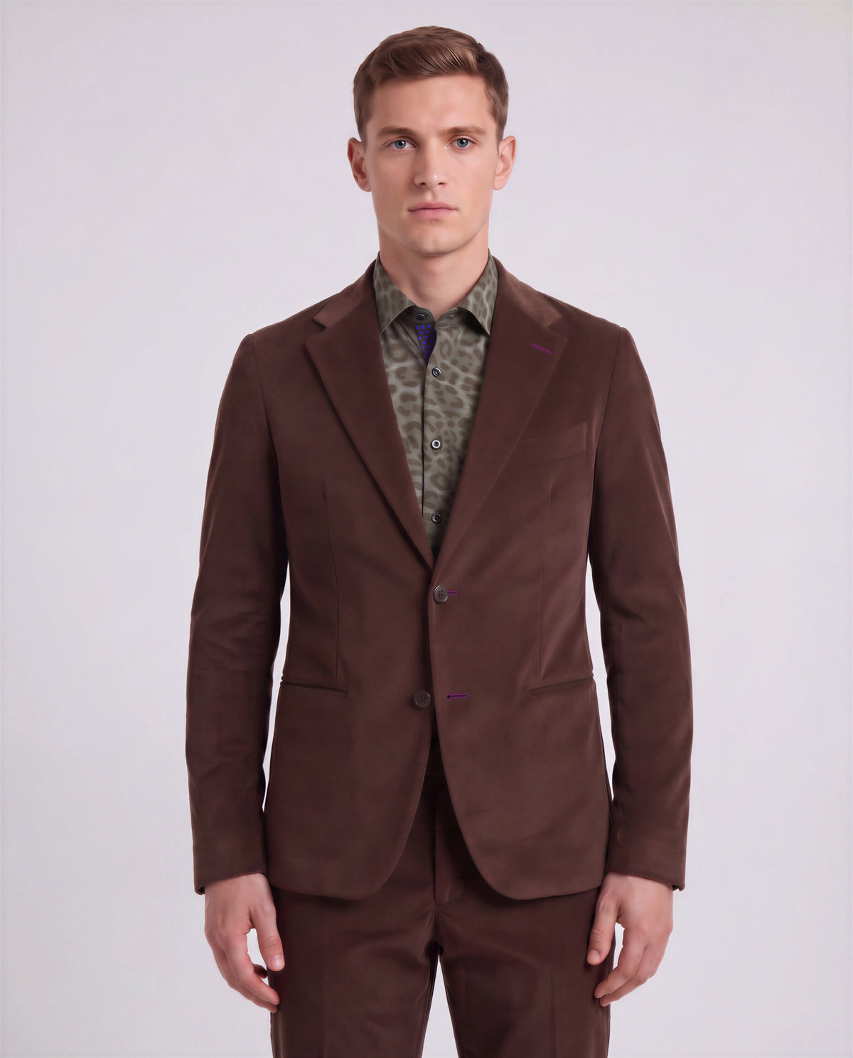 JORDAN BROWNIE MEN'S VELVET BLAZER