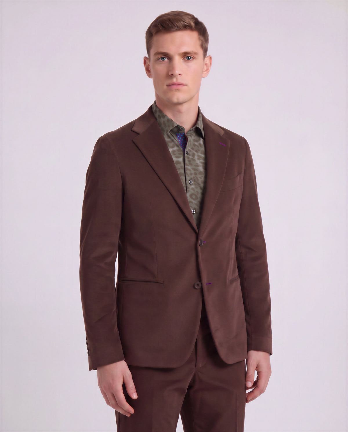 JORDAN BROWNIE MEN'S VELVET BLAZER