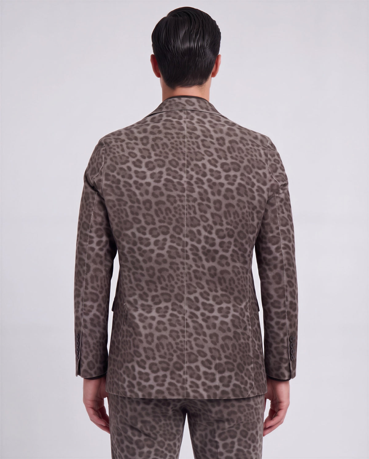 JORDAN LEOPARD BROWNIE MEN'S VELVET BLAZER