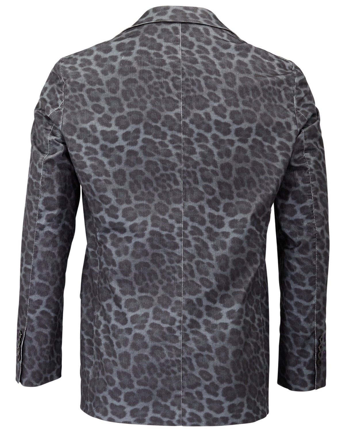 JORDAN LEOPARD SMOKE MEN'S VELVET BLAZER