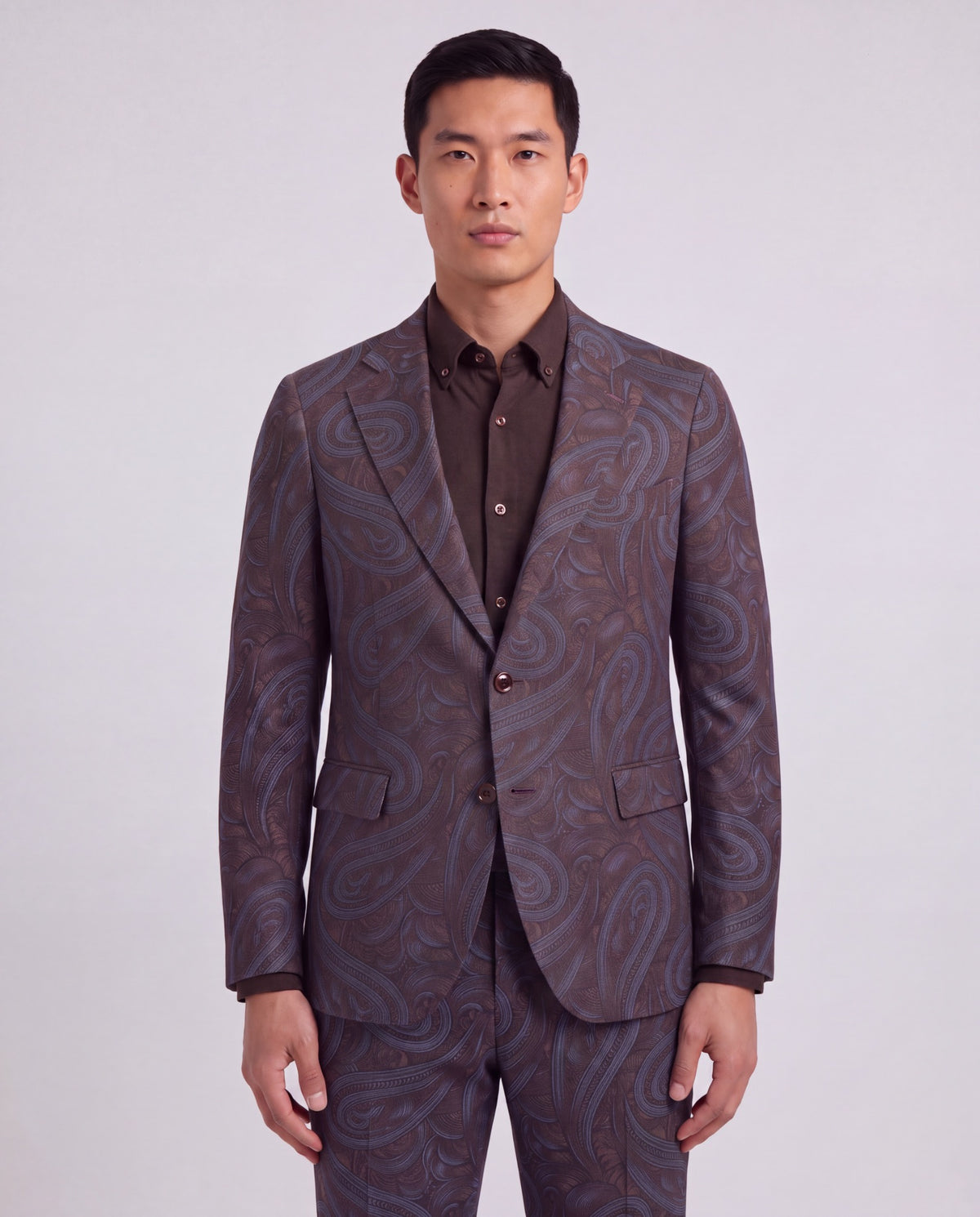 JOSH PAISLEY BADALONA BROWNIE MEN'S STRETCH TAILORED BLAZER