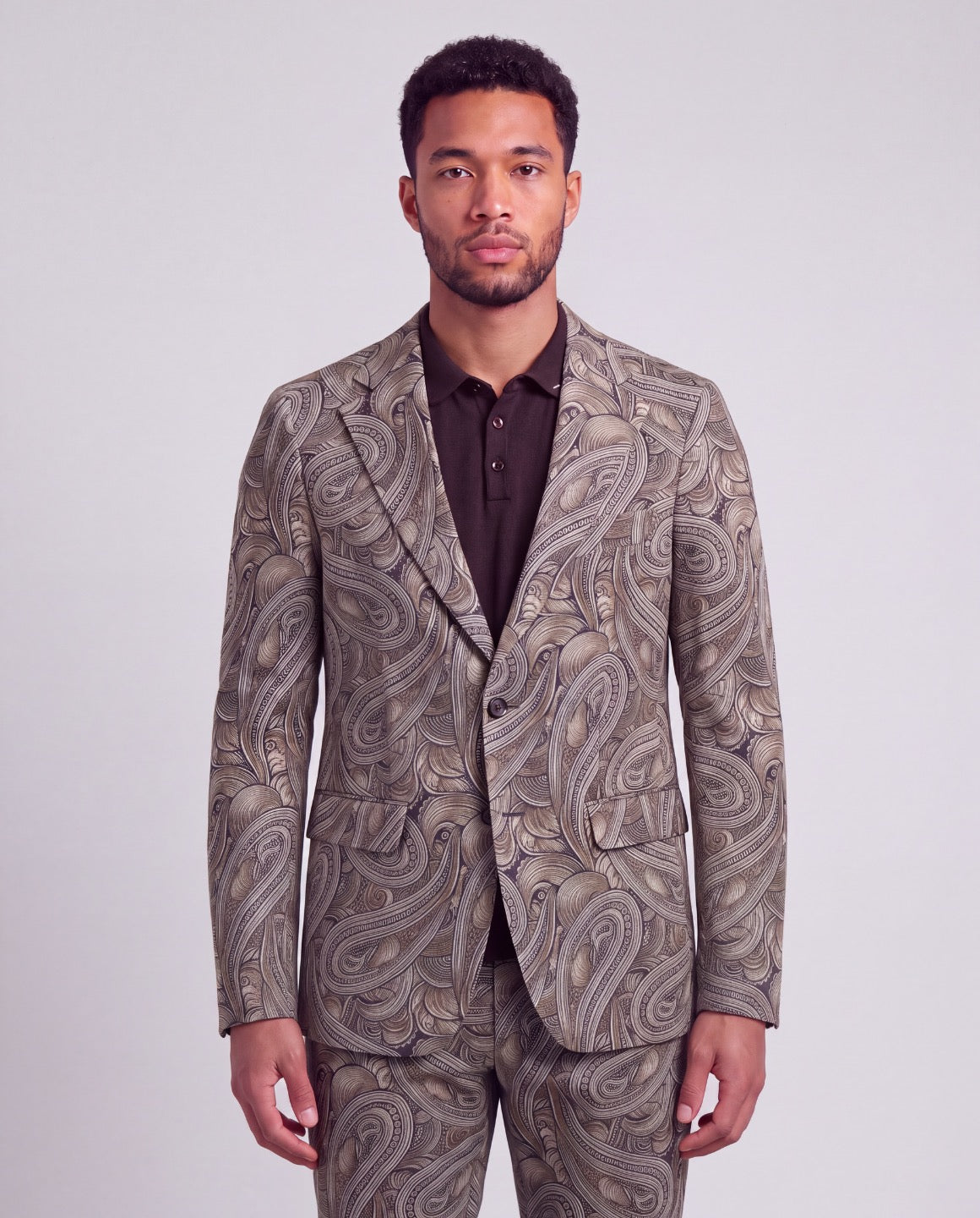 JOSH PAISLEY BADALONA SAGE MEN'S STRETCH TAILORED BLAZER
