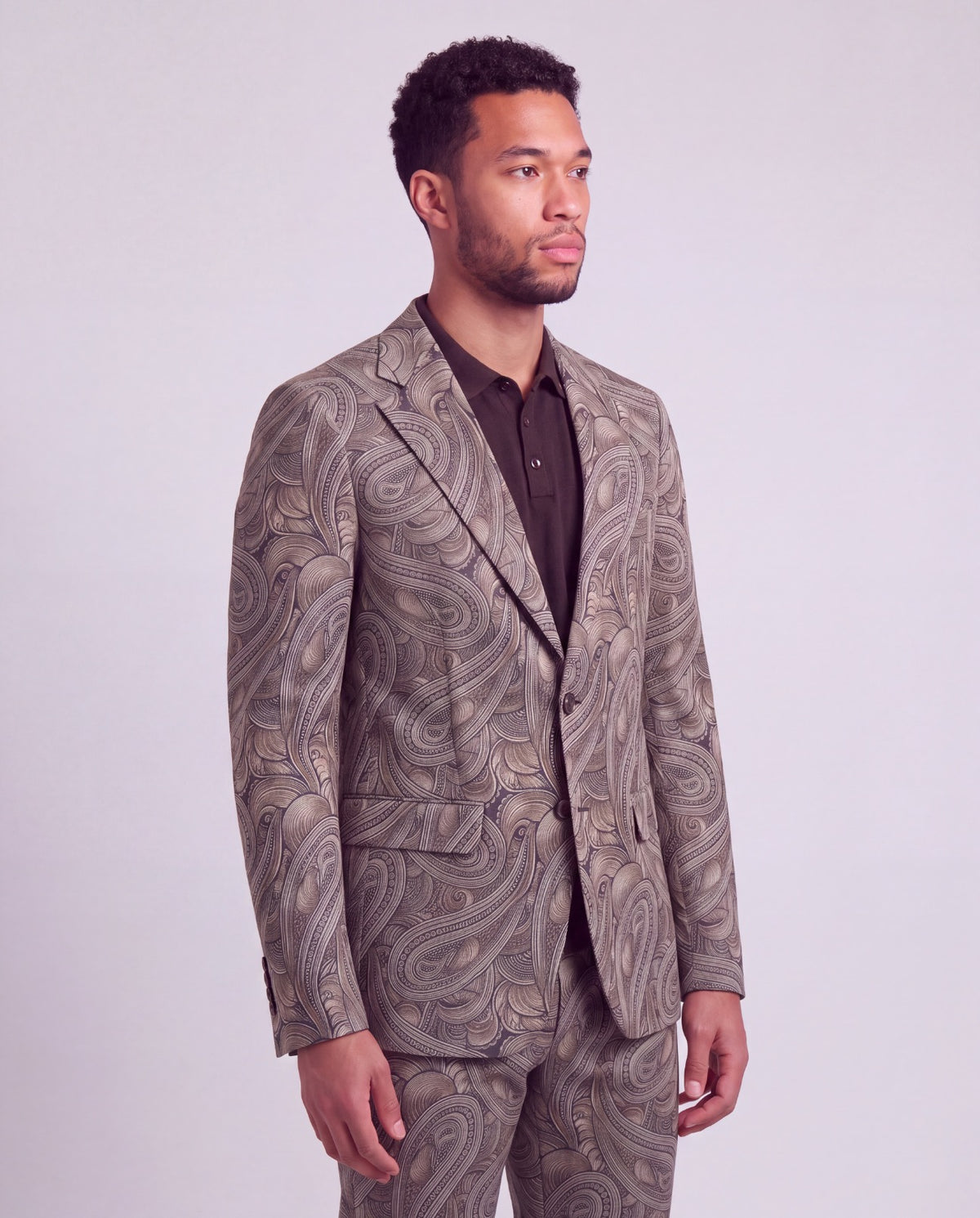 JOSH PAISLEY BADALONA SAGE MEN'S STRETCH TAILORED BLAZER