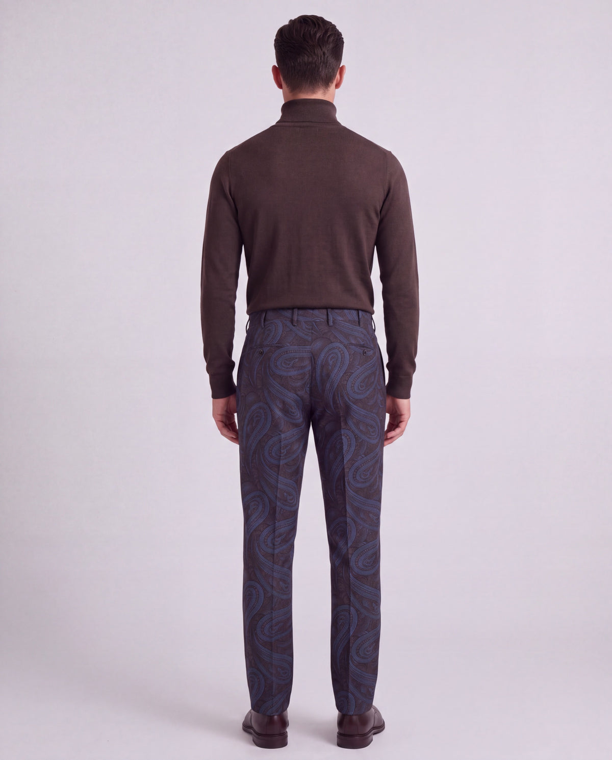 PICKFORD PAISLEY BADALONA BROWNIE MEN'S WOOL TAILORED PANT