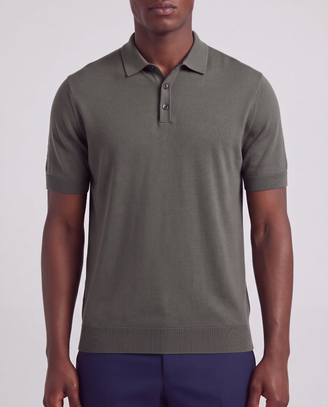 PILGRIM SAGE MEN'S MERINO SILK CASHMERE POLO SWEATER