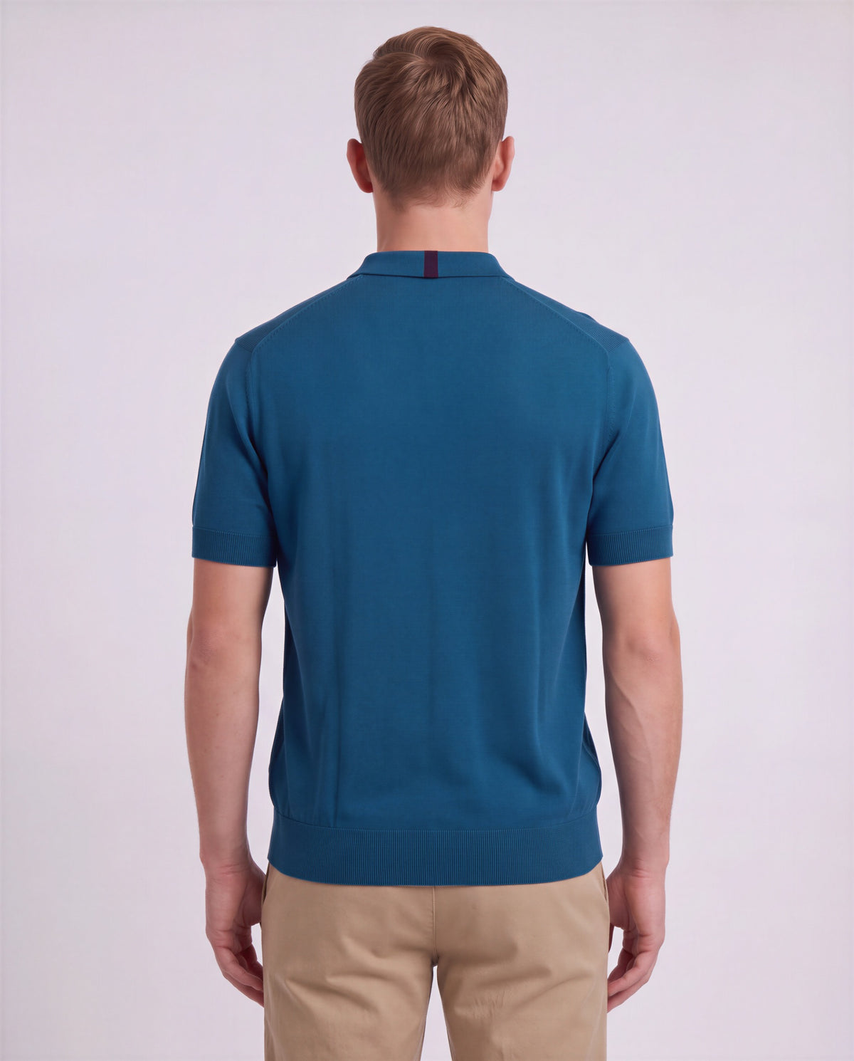 PILGRIM LEGION MEN'S MERINO SILK CASHMERE POLO SWEATER