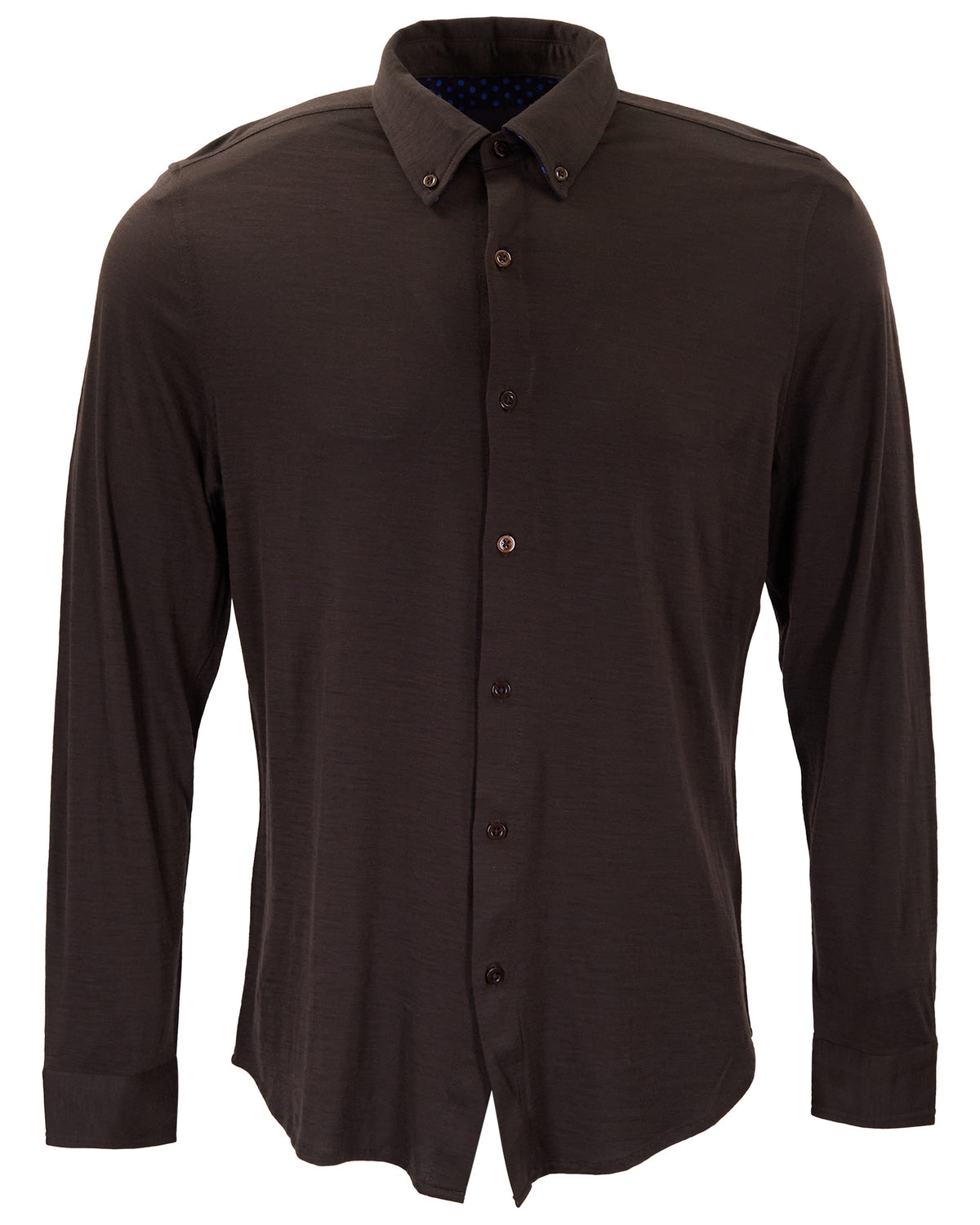 SHAWN BROWNIE MEN'S EXTRA-FINE MERINO LONG-SLEEVE SHIRT
