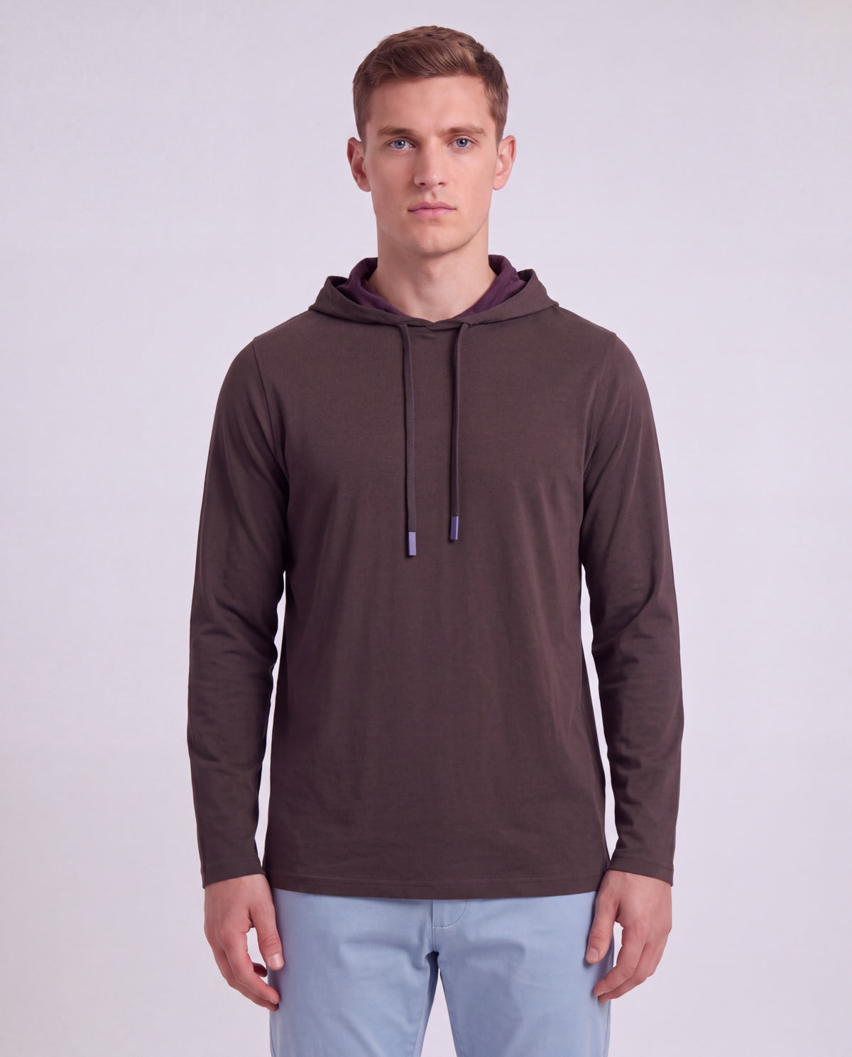 HORATIO BROWNIE MEN'S STRETCH JERSEY HOODIE