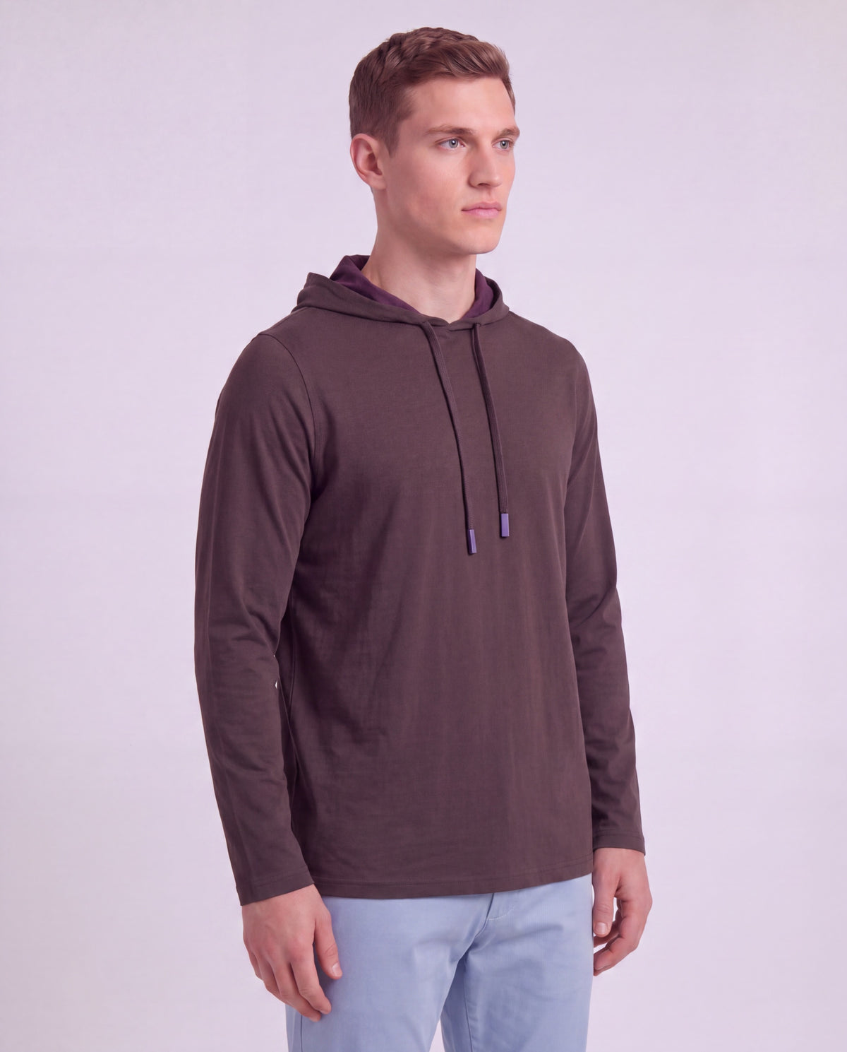 HORATIO BROWNIE MEN'S STRETCH JERSEY HOODIE