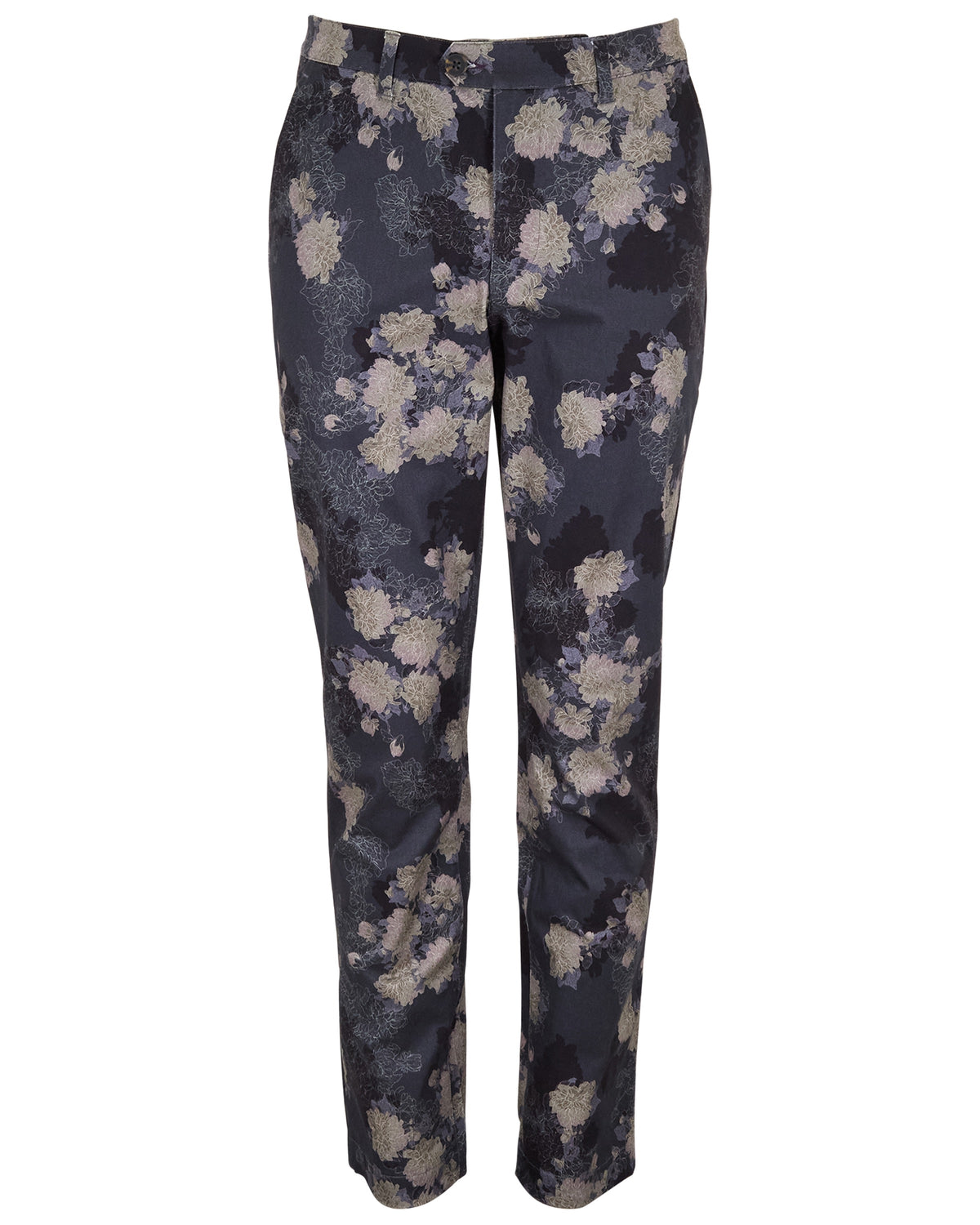 JACK LANS FLORAL BLACK MEN'S STRETCH CHINO PANT