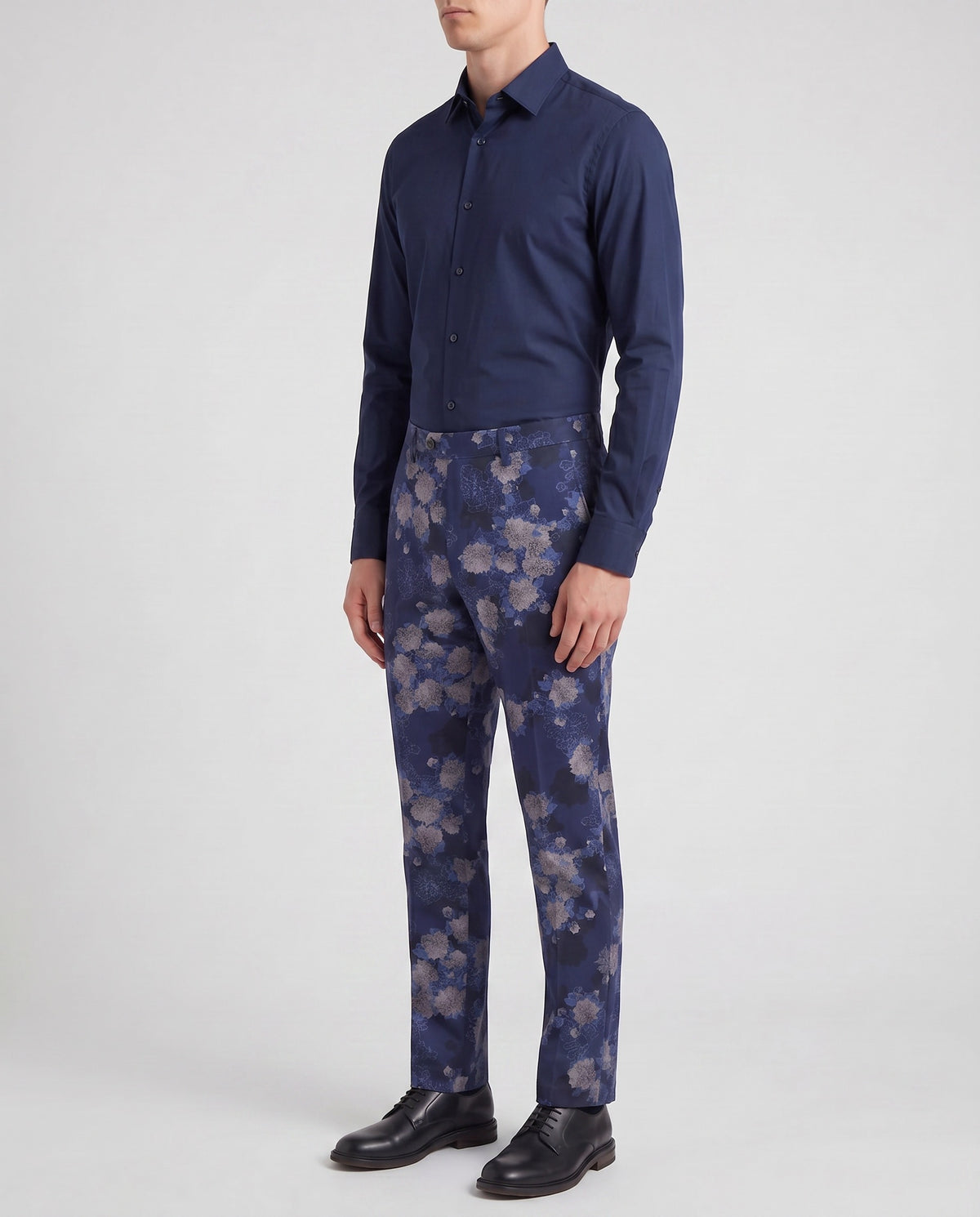 JACK LANS FLORAL NAVY MEN'S STRETCH CHINO PANT