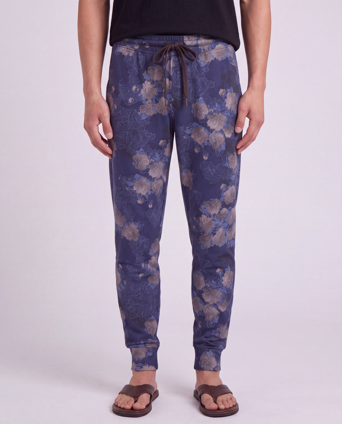 JAY LANS FLORAL NAVY MEN'S KNIT JOGGER