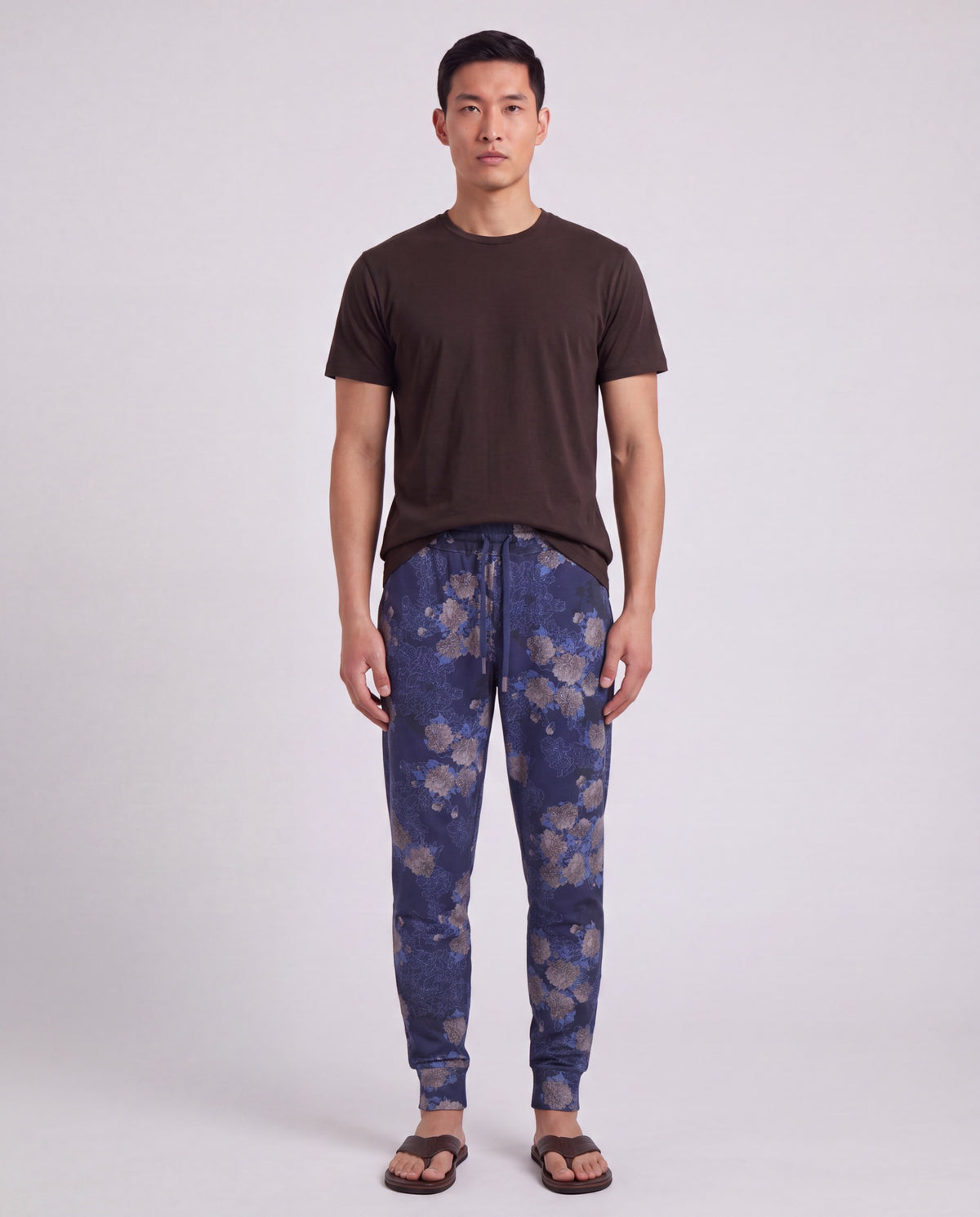 JAY LANS FLORAL NAVY MEN'S KNIT JOGGER