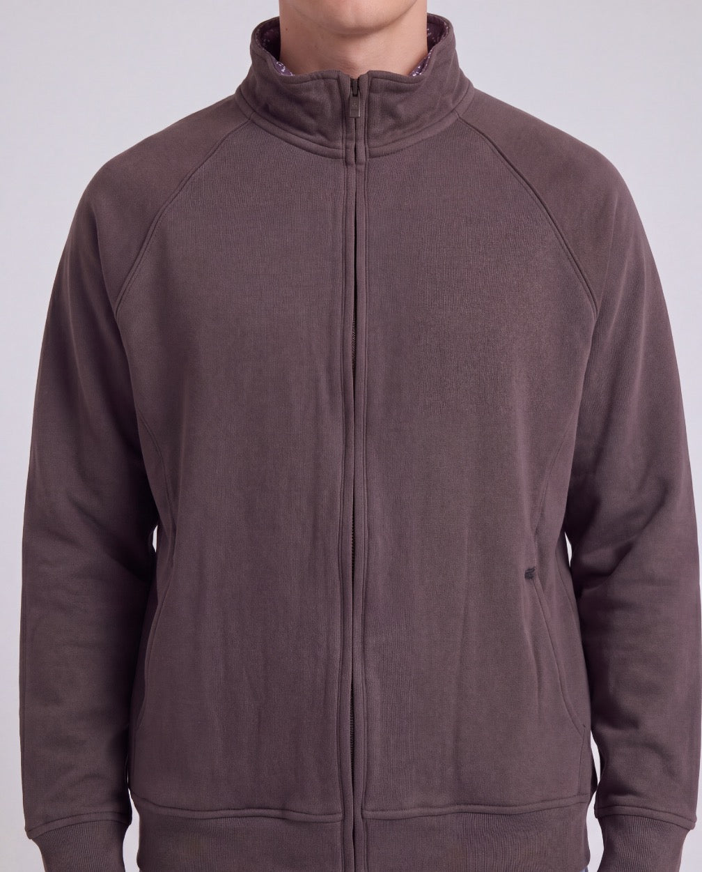 NEVILLE BROWNIE MEN'S FULL-ZIP KNIT JACKET