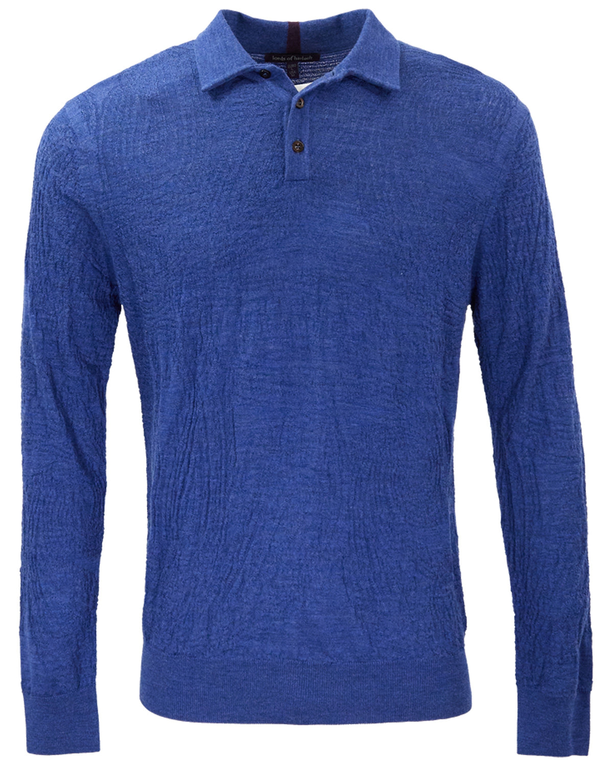 PARKER MARINER MEN'S MERINO WOOL TEXTURED POLO SWEATER