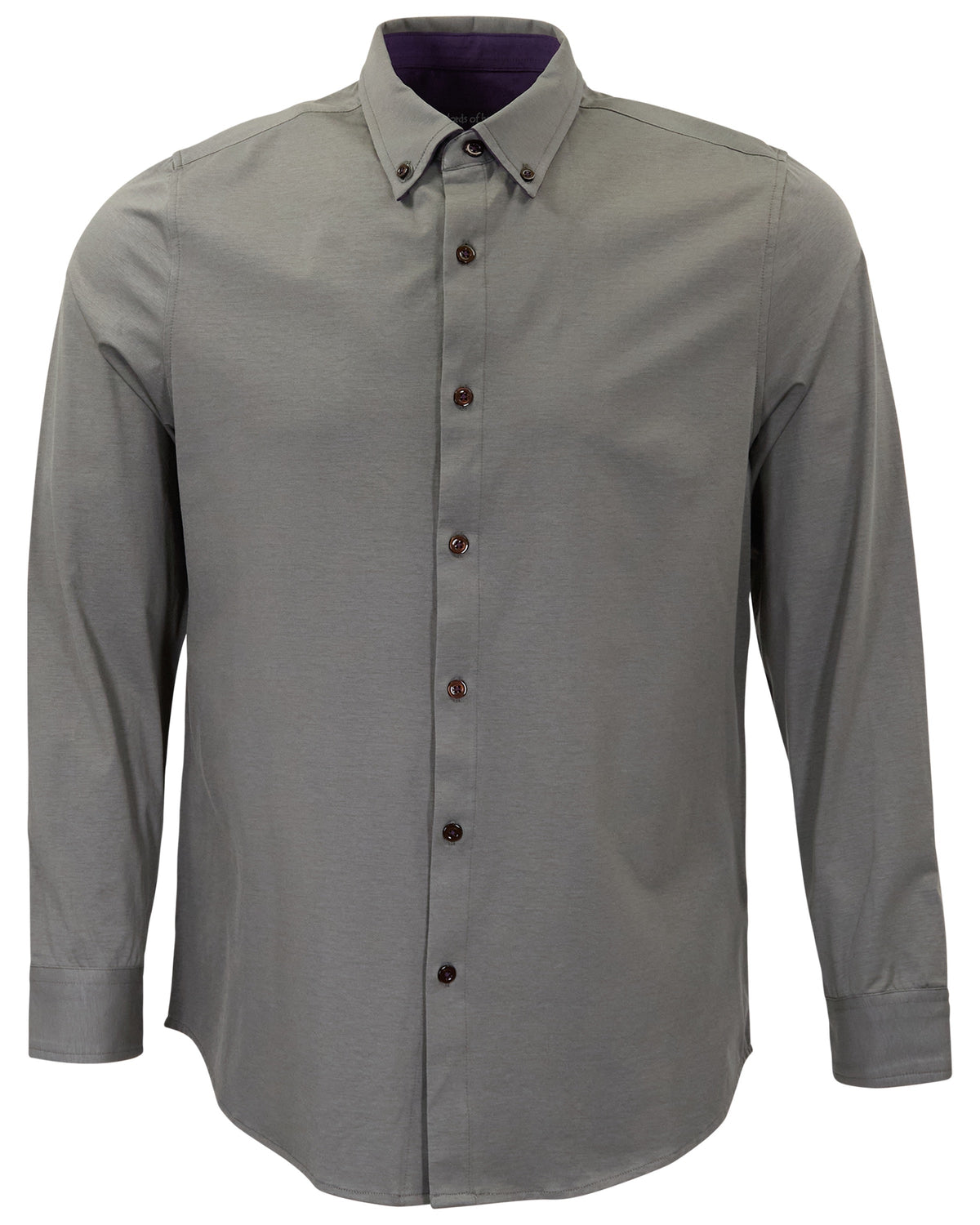 SIMON SAGE MEN'S STRETCH JERSEY LONG-SLEEVE SHIRT