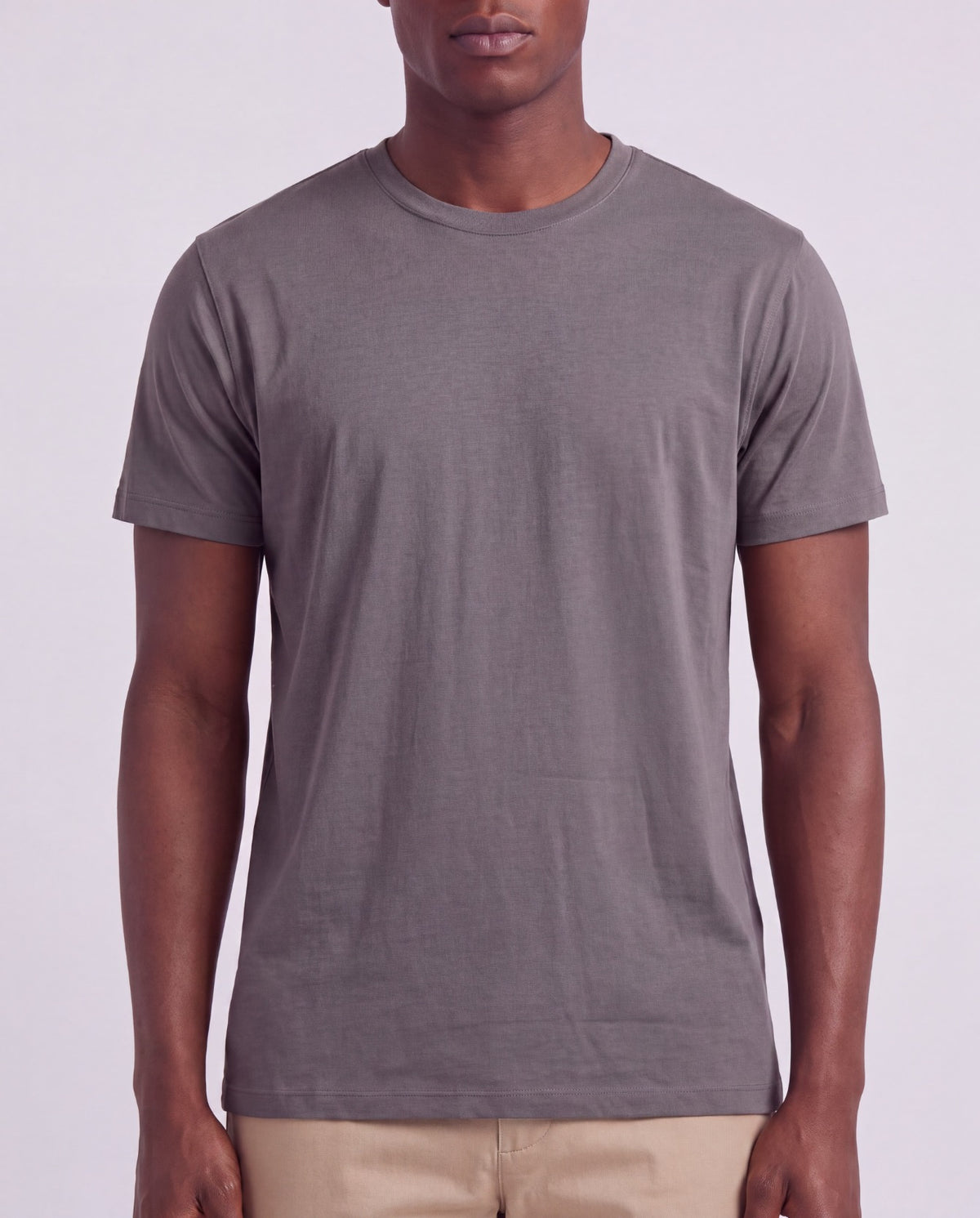 TIMOTHY SAGE MEN'S STRETCH COTTON CREW-NECK TEE