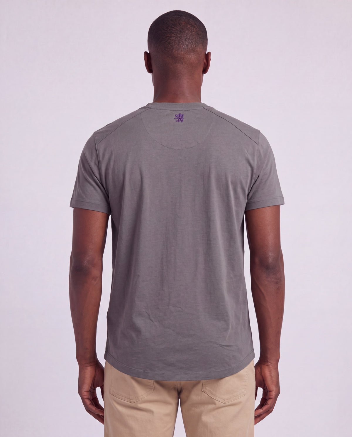 TIMOTHY SAGE MEN'S STRETCH COTTON CREW-NECK TEE