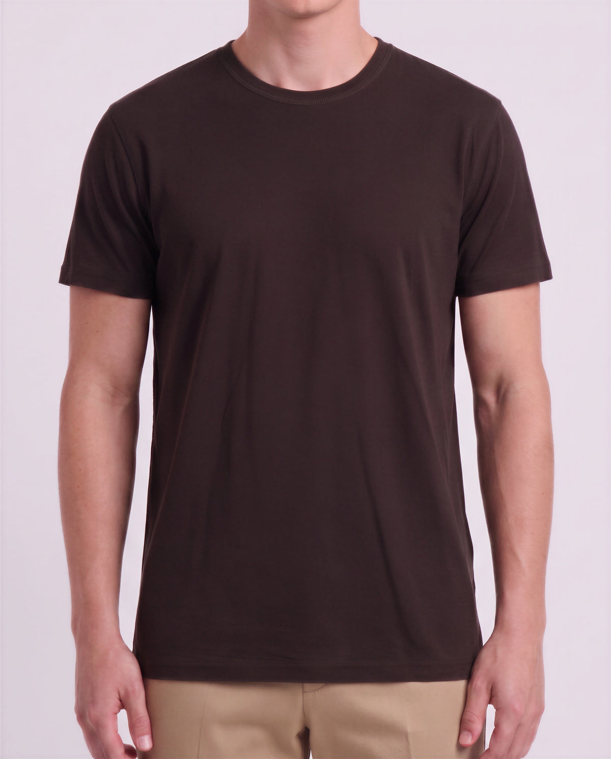 CASSIUS BROWNIE MEN'S EXTRA-FINE MERINO CREW-NECK TEE