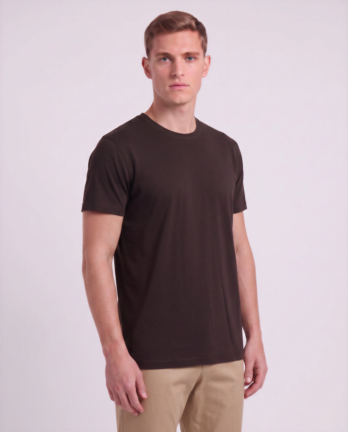 CASSIUS BROWNIE MEN'S EXTRA-FINE MERINO CREW-NECK TEE