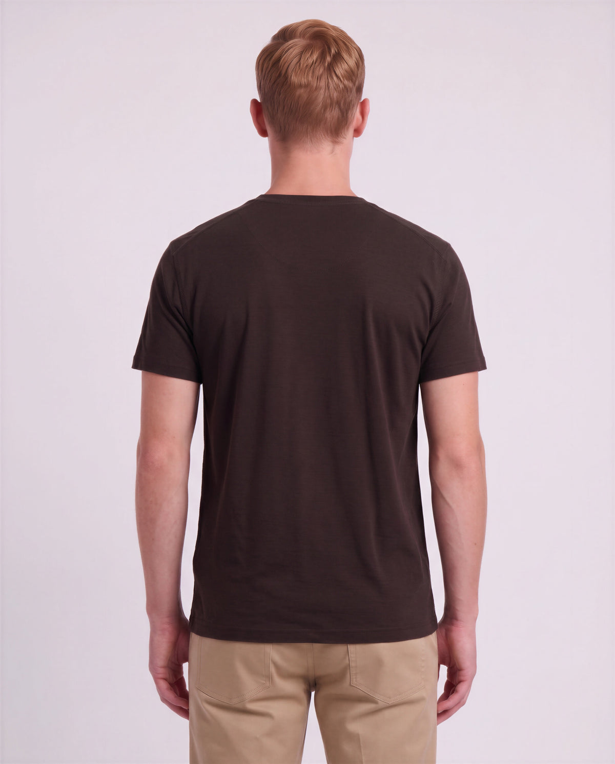 CASSIUS BROWNIE MEN'S EXTRA-FINE MERINO CREW-NECK TEE