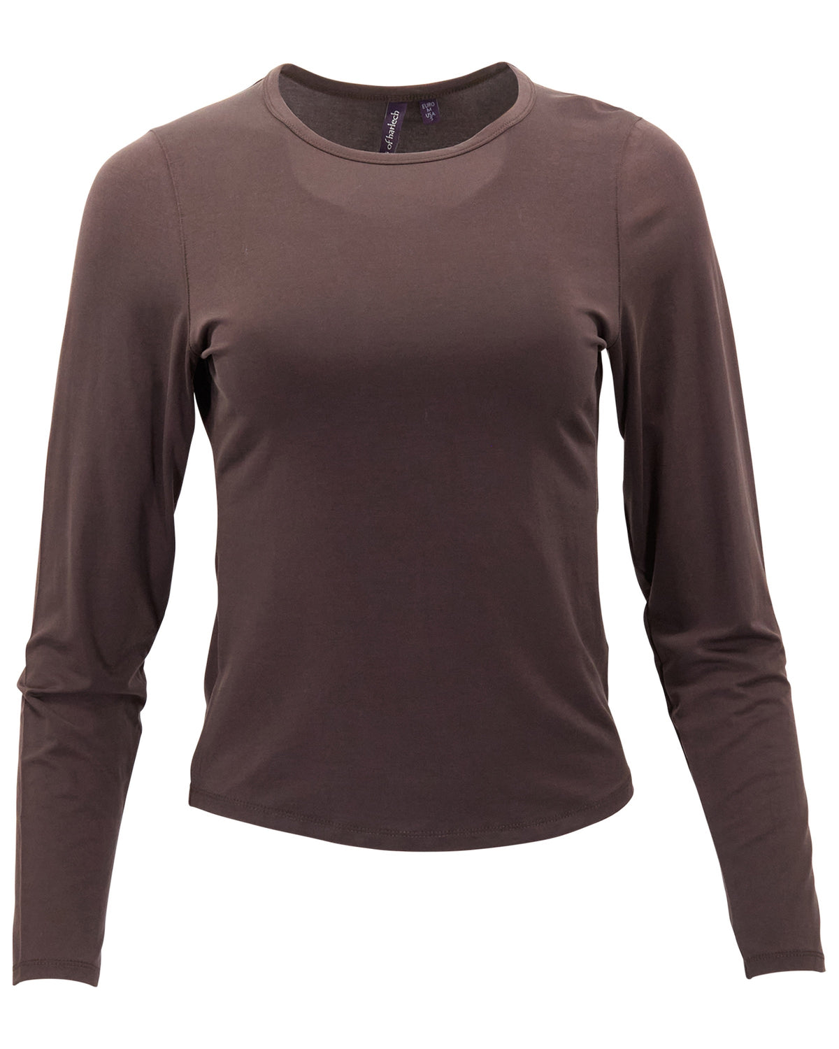BEATRICE BROWNIE WOMEN'S LYOCELL STRETCH CREW-NECK TOP